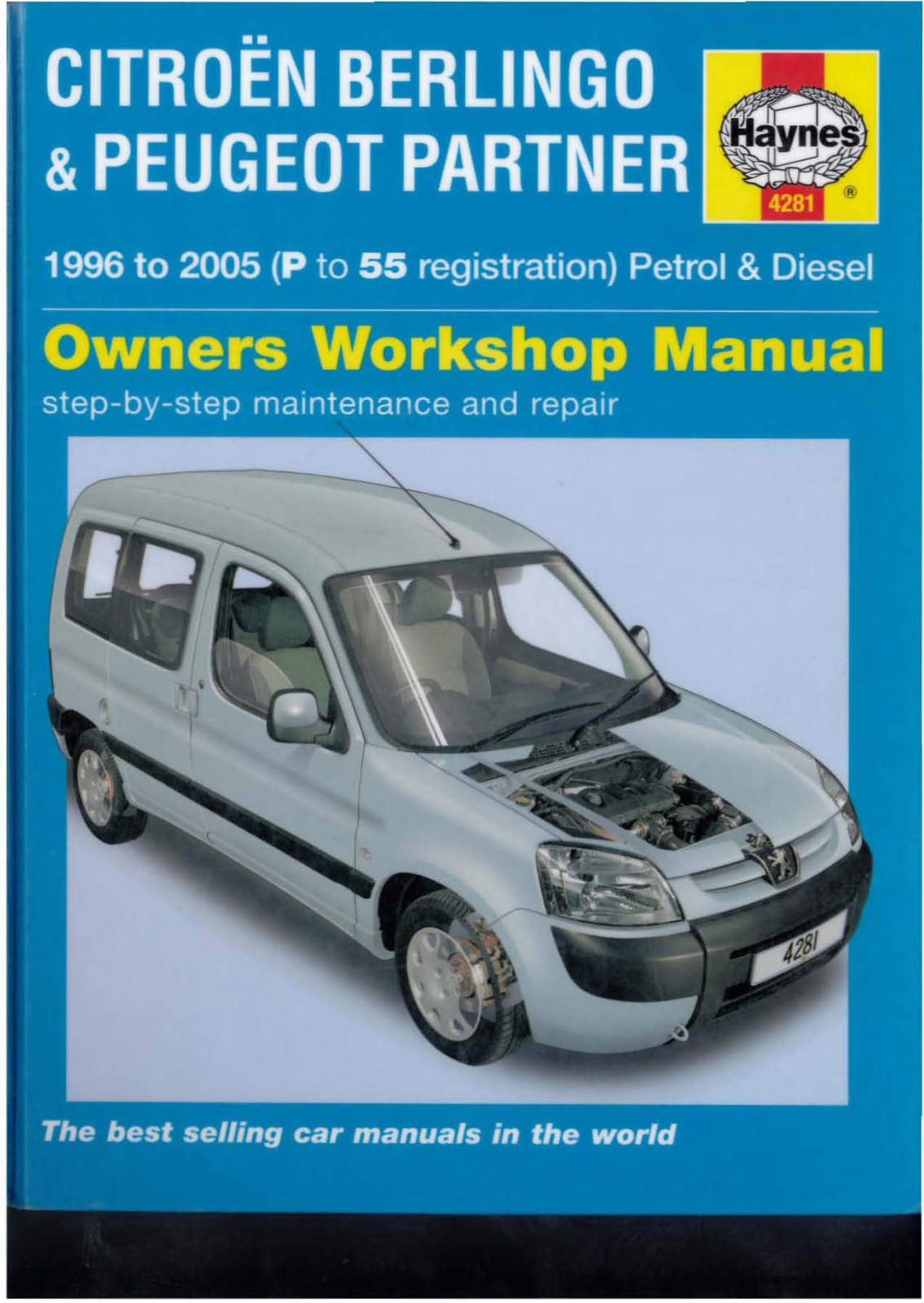 Citroën Berlingo 1996 2005, Berlingo User Manual