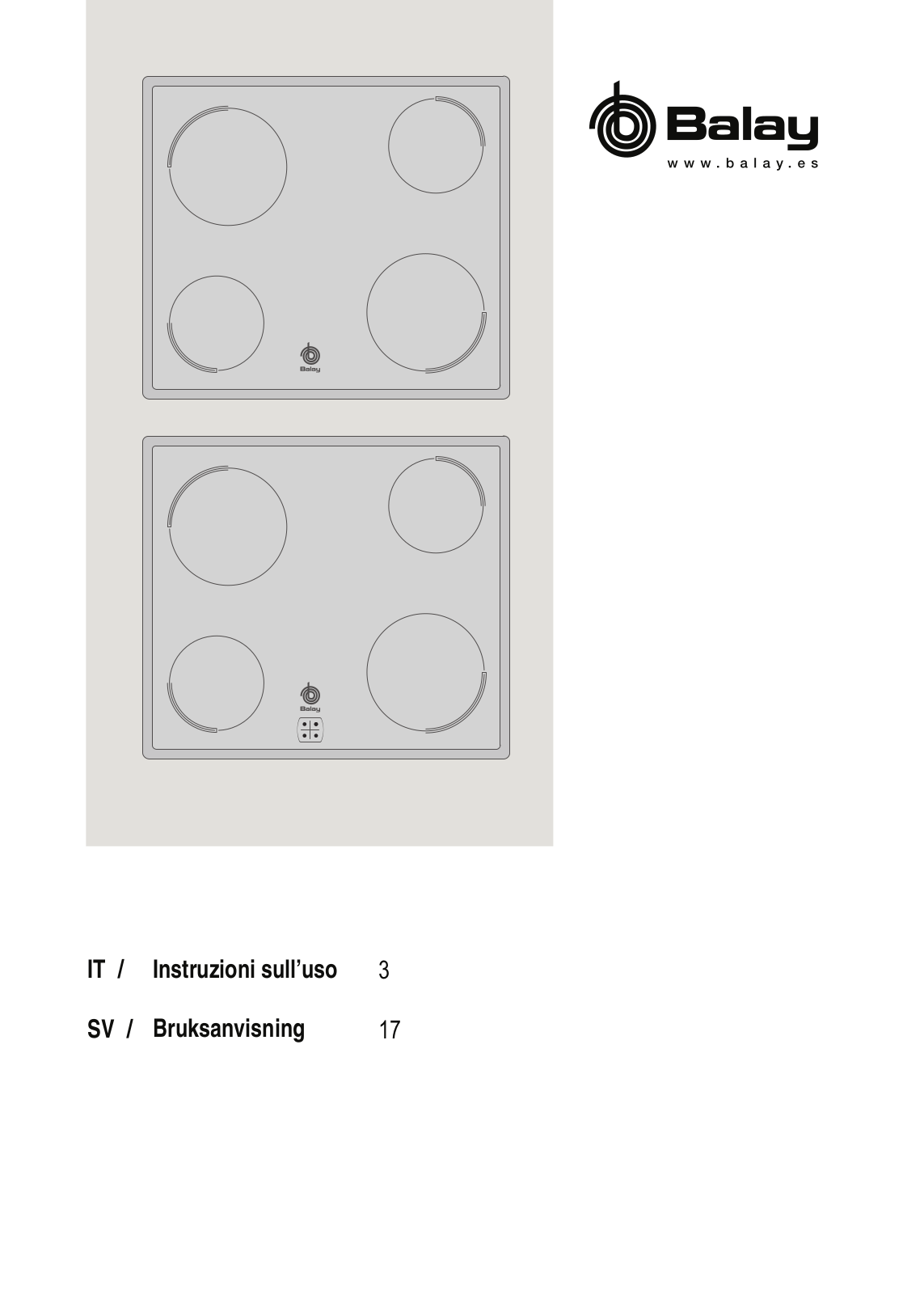 Balay EK4BY53, EK2BY53 User Manual