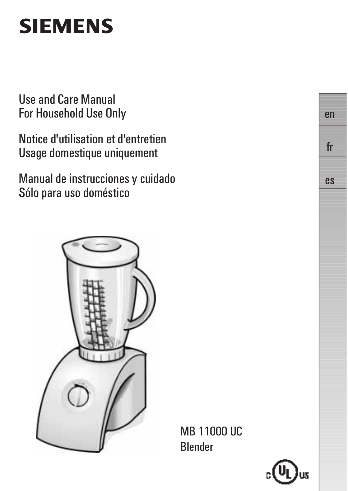 Siemens MB 11000 UC User Manual