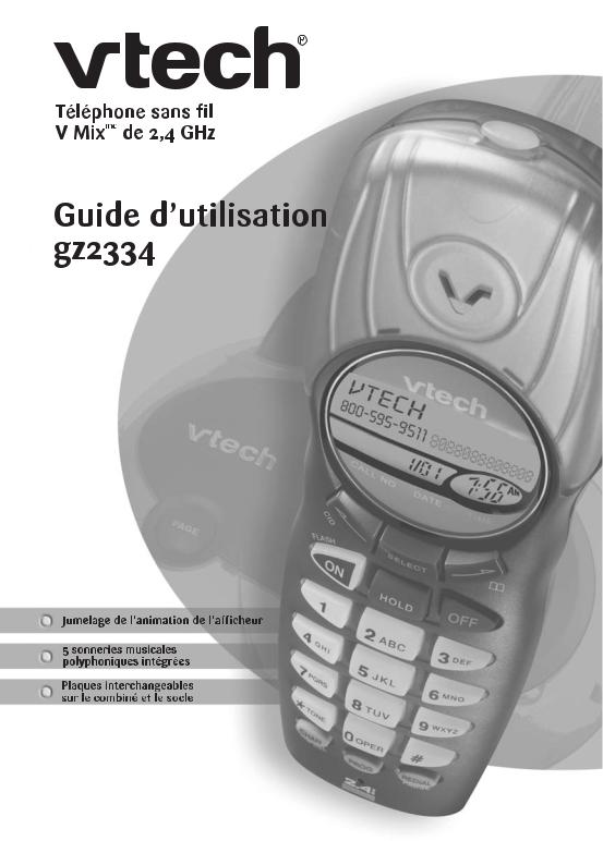 VTECH VT 2334 User Manual