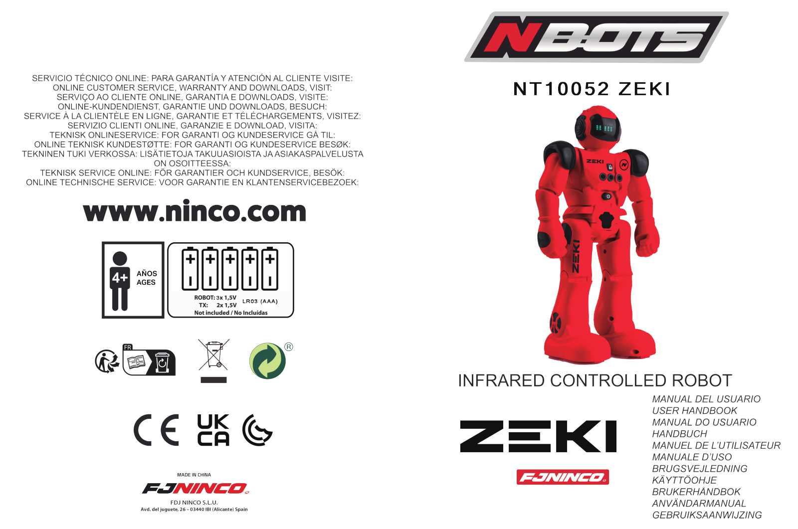 Ninco NT10052, ZEKI User guide - ManualMachine.com