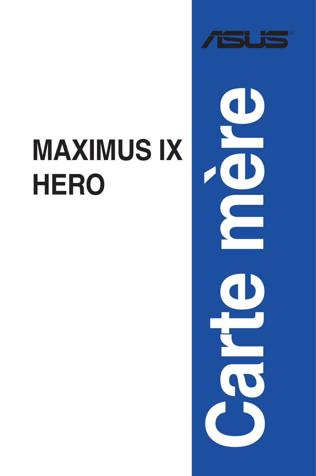 Asus MAXIMUS IX HERO User’s Manual