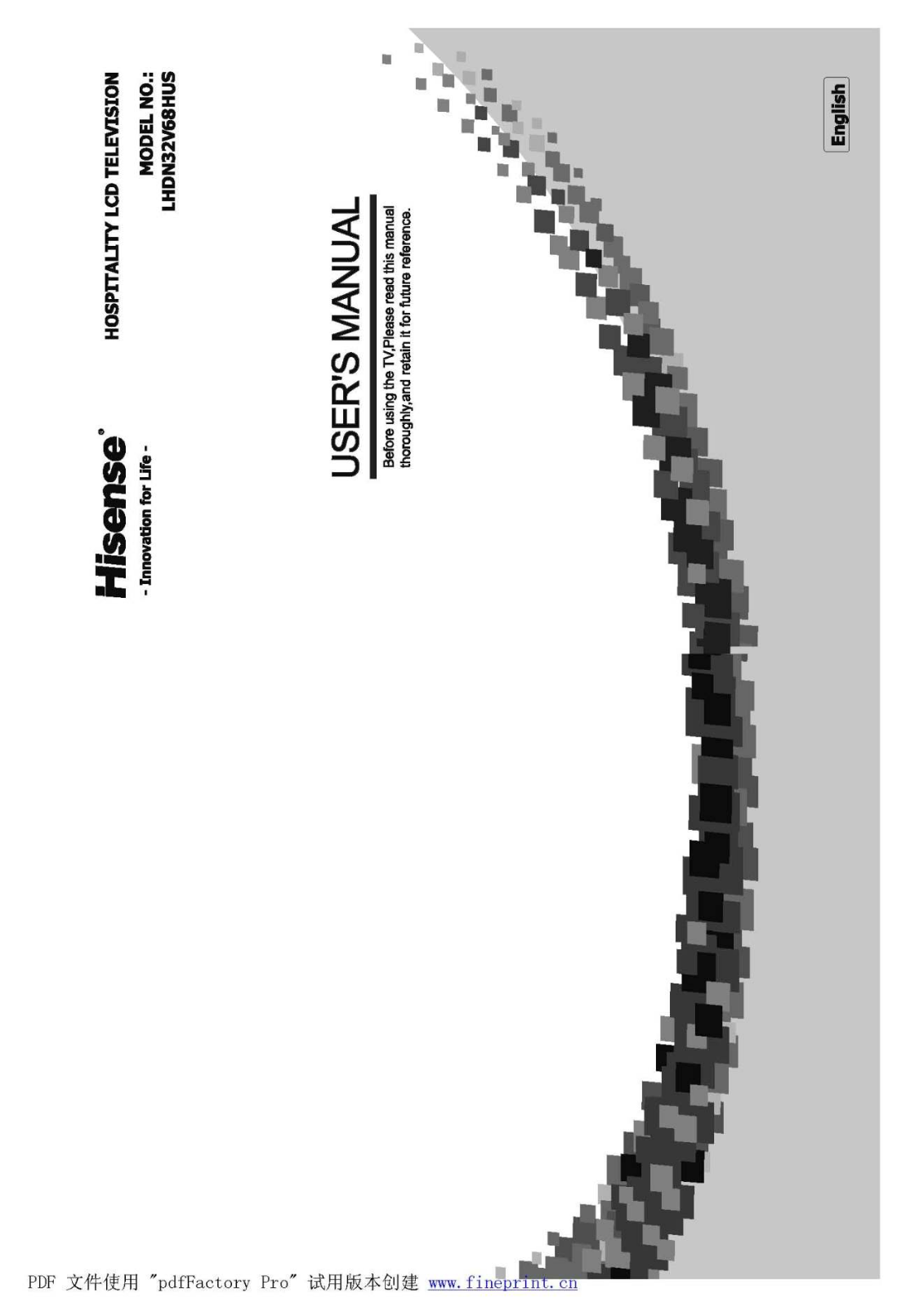 Hisense Electric LCDC0005 User Manual