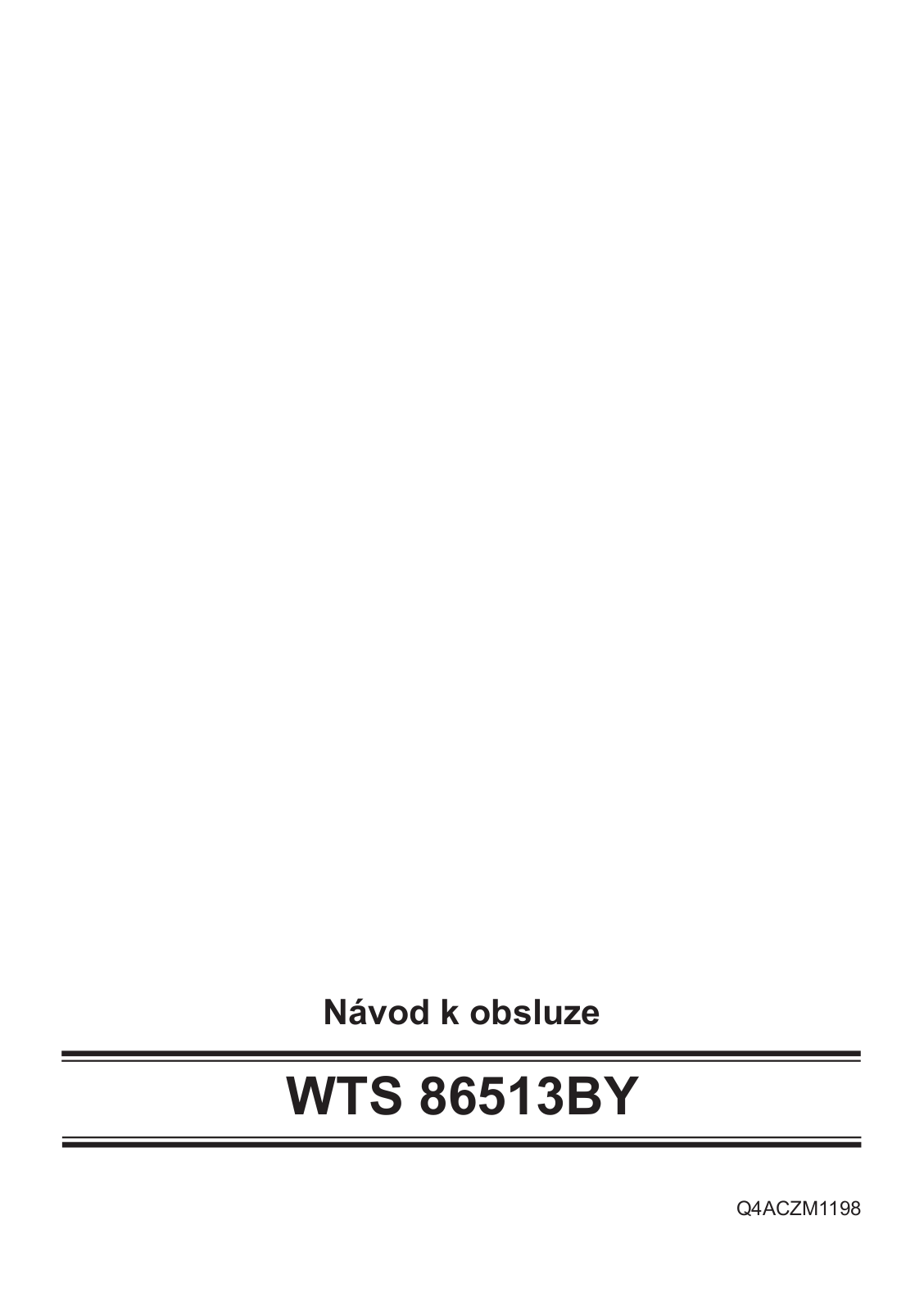 Bosch WTS 86513 BY User Manual