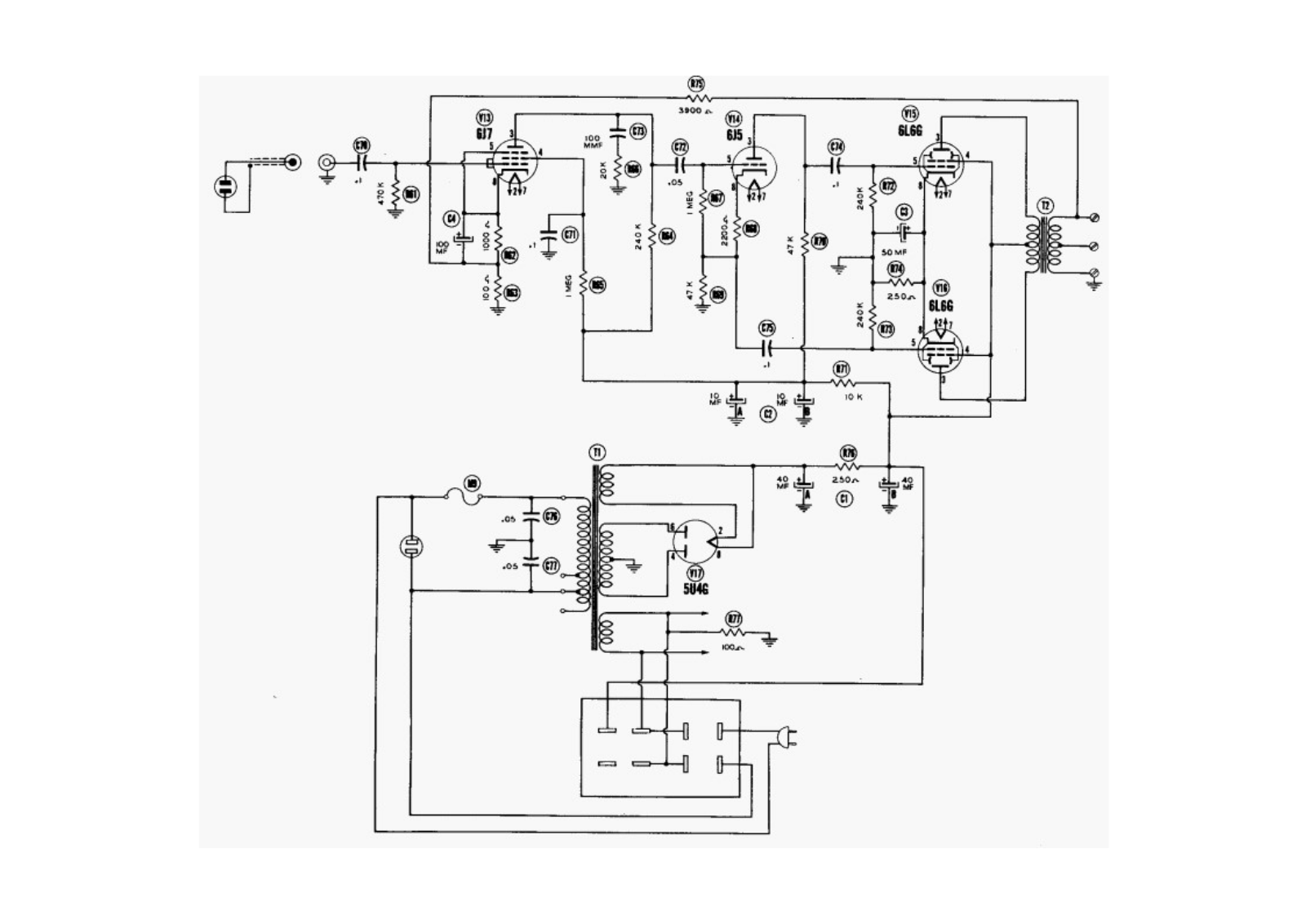 Altec Lansing 323C Schematic