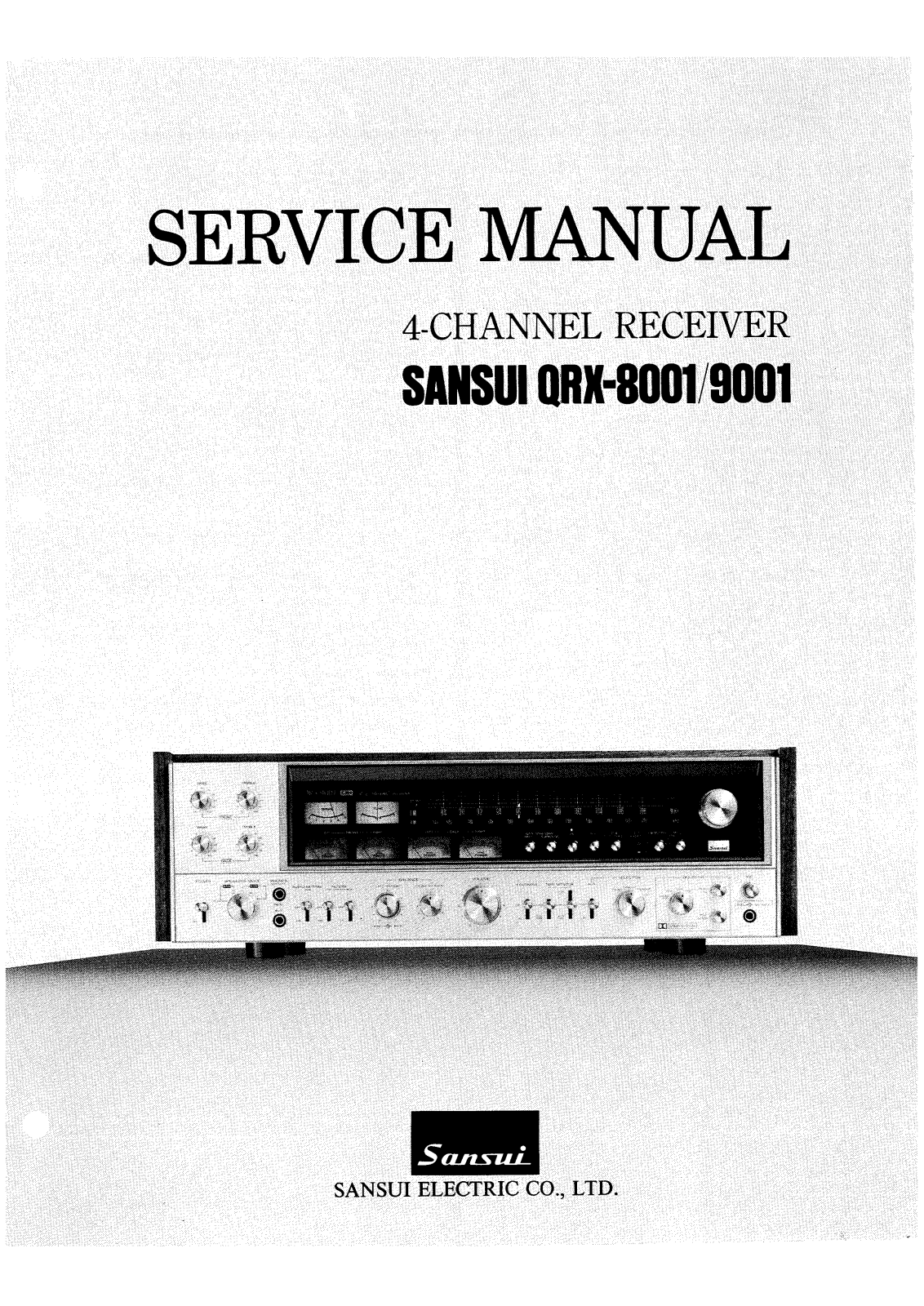 Sansui QRX-8001 Service manual