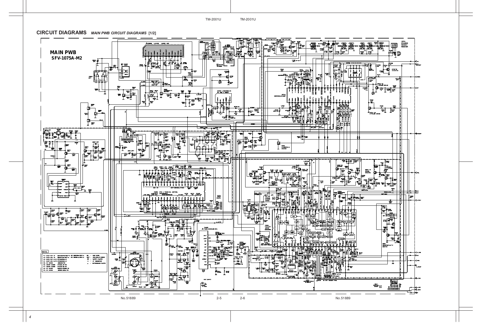 JVC TM-2001U Schematic