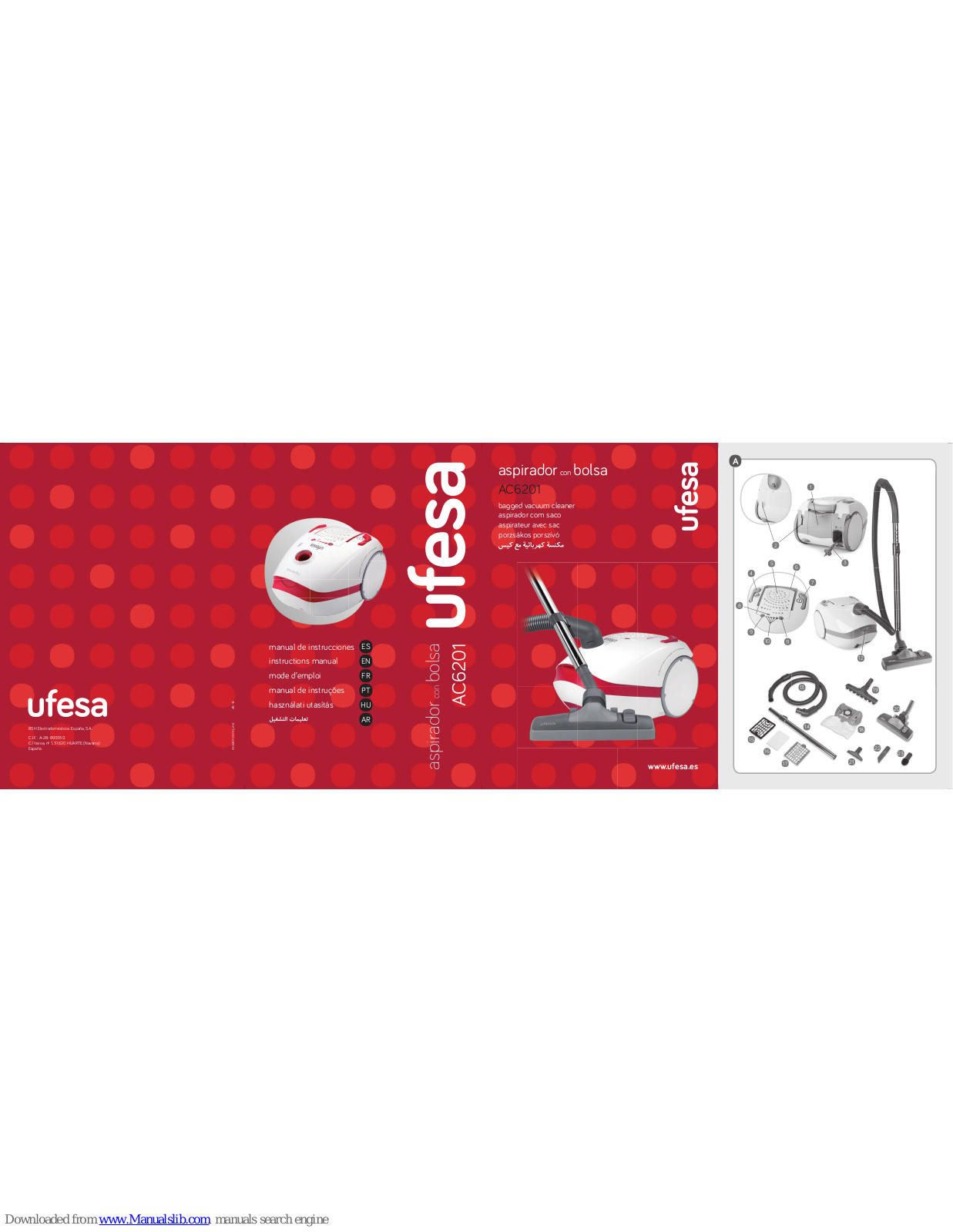 UFESA AC6201 Instruction Manual