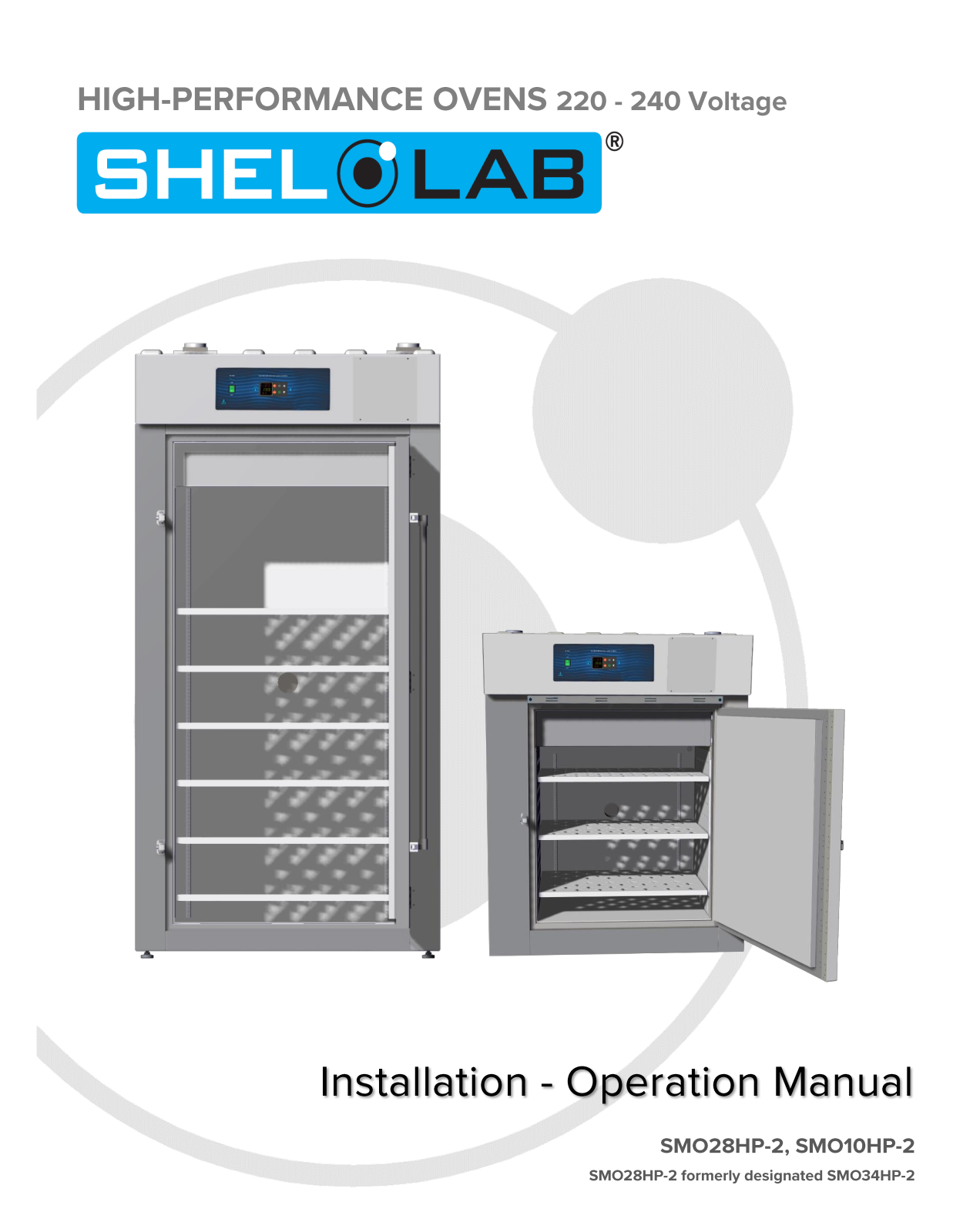 Shel Lab SMO28HP-2 User Manual