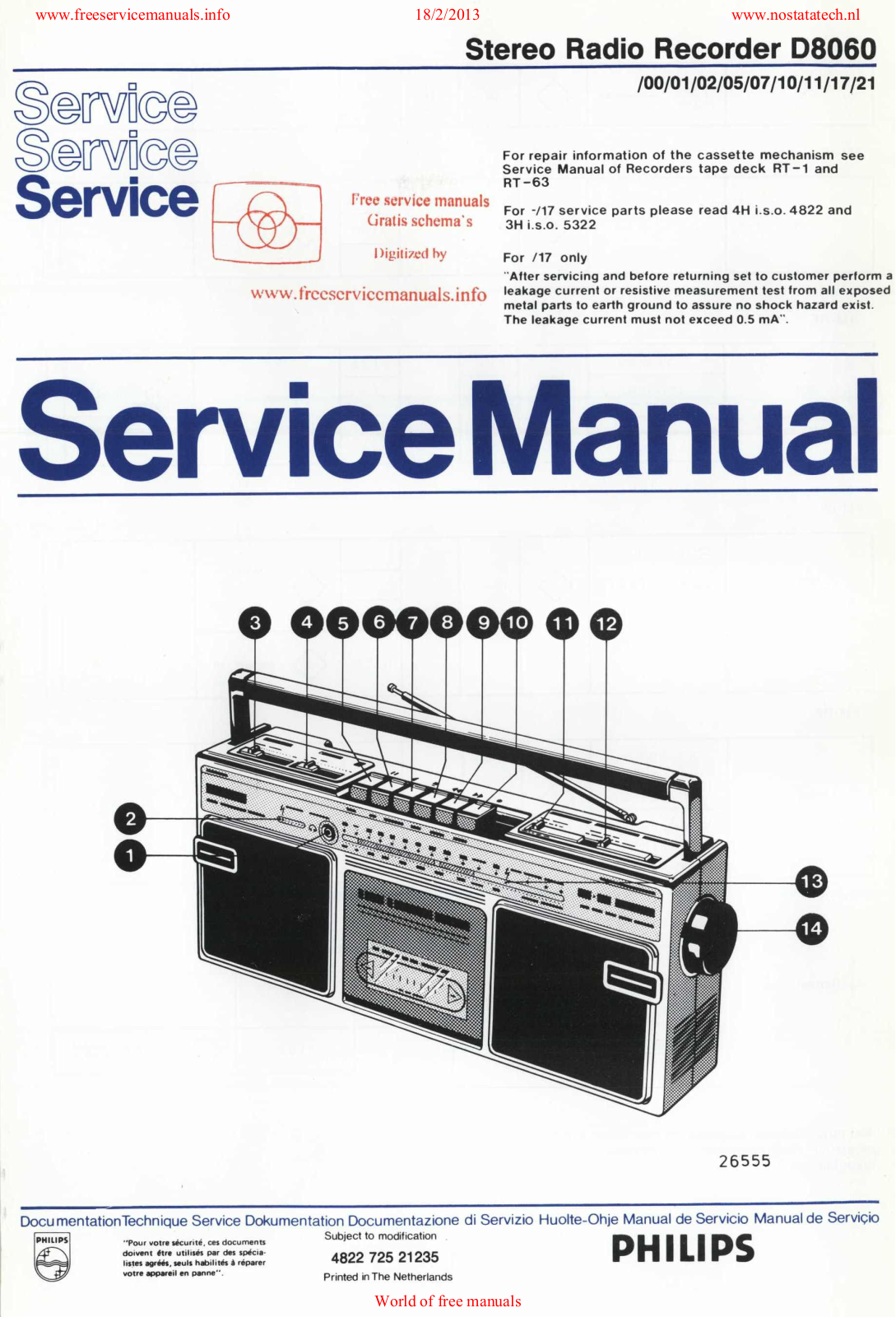 Philips d8060 Datasheet - ManualMachine.com