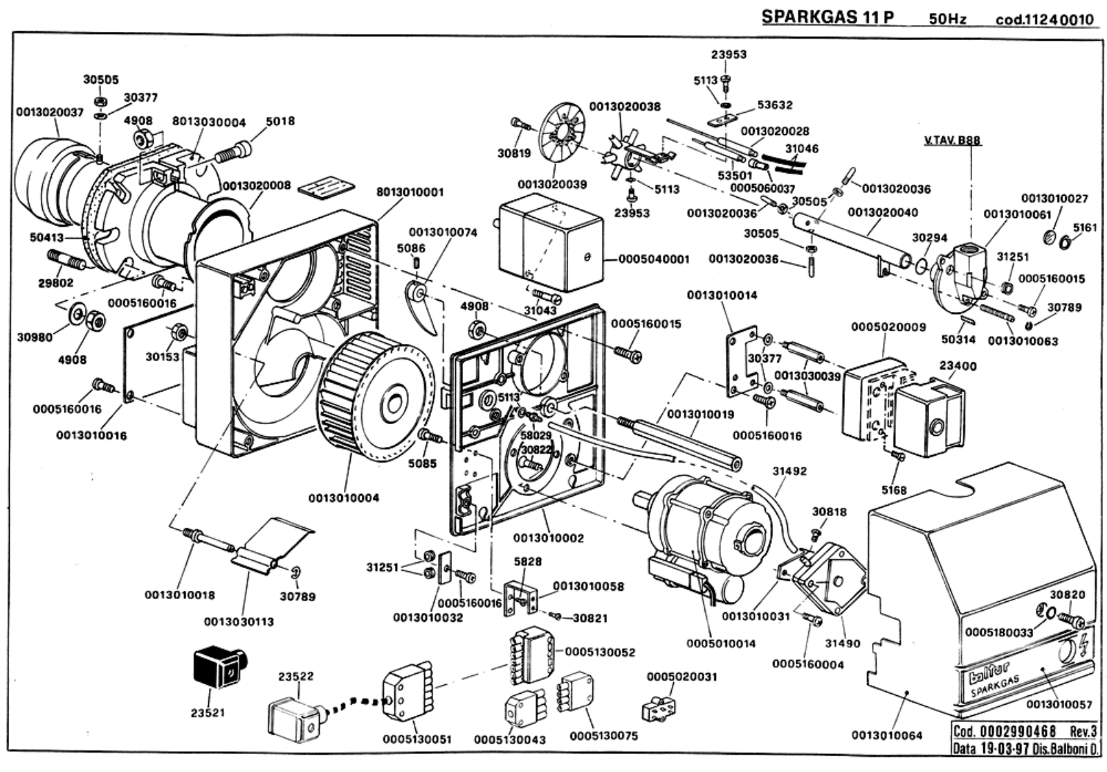 Baltur SPARKGAS 11 P User Manual