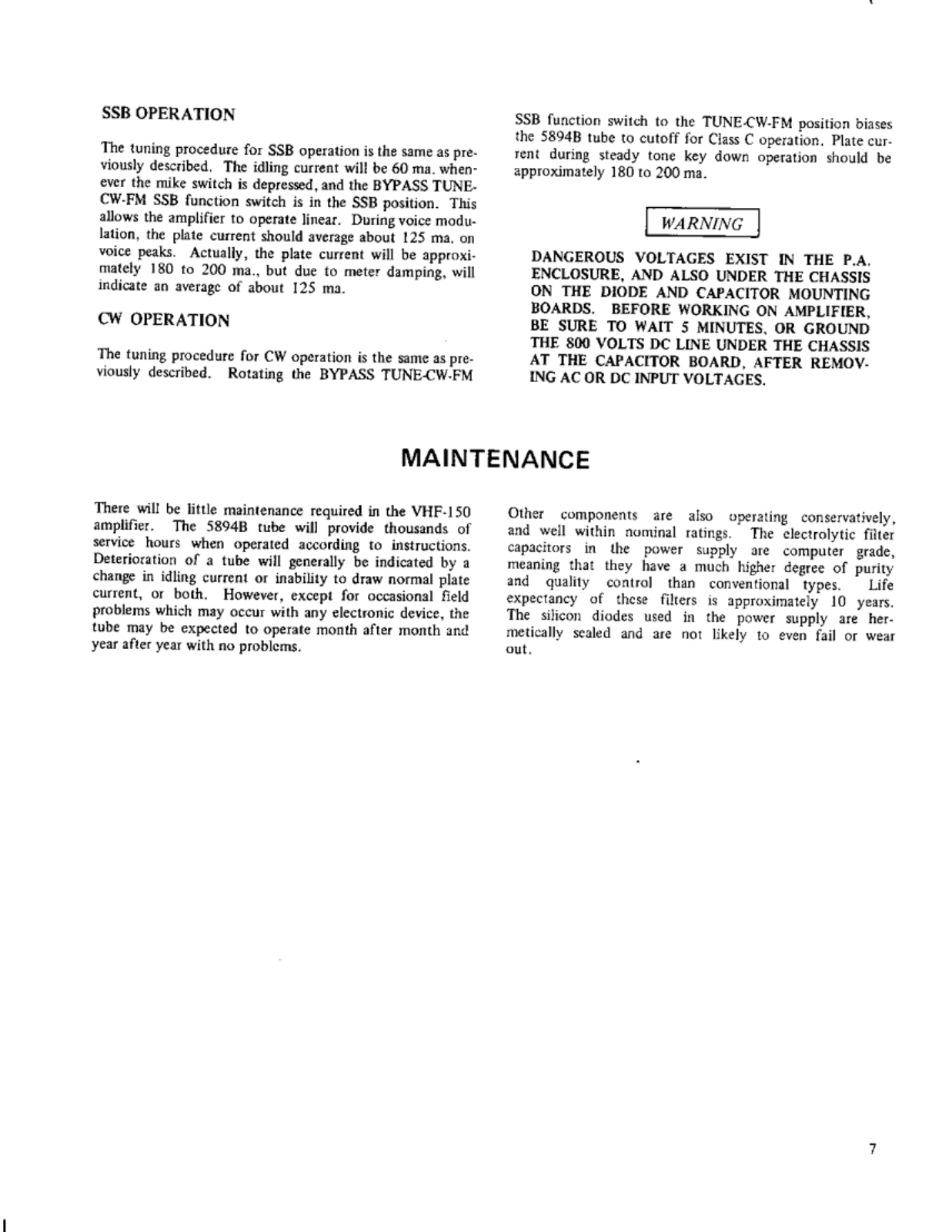 Swan VHF-150 User Manual (PAGE 08)