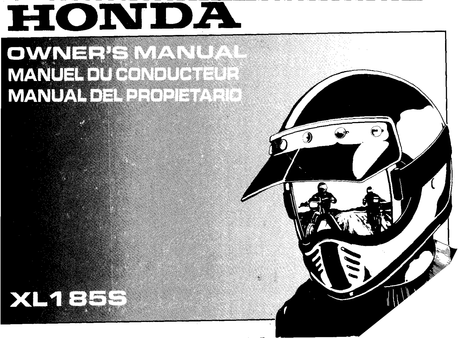 Honda XL185S 1992 Owner's Manual