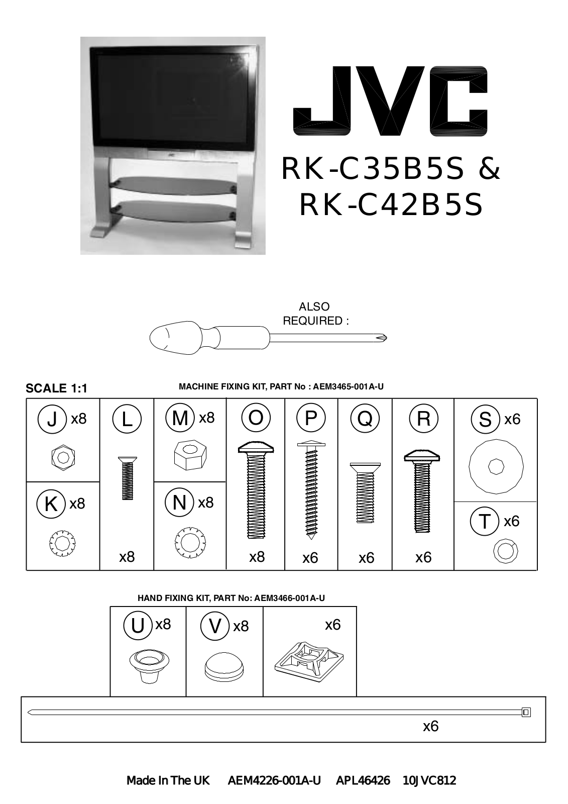 JVC RK-C35B5S, RK-C42B5S User Manual