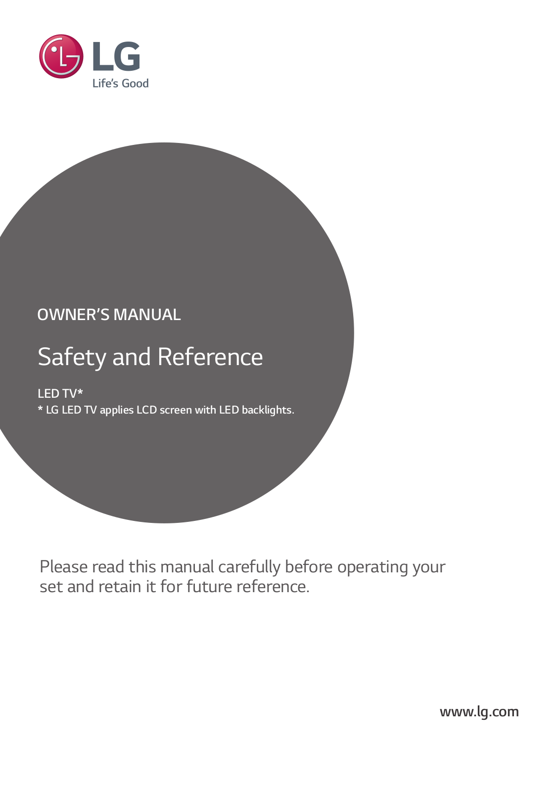 LG 32LX300C User manual