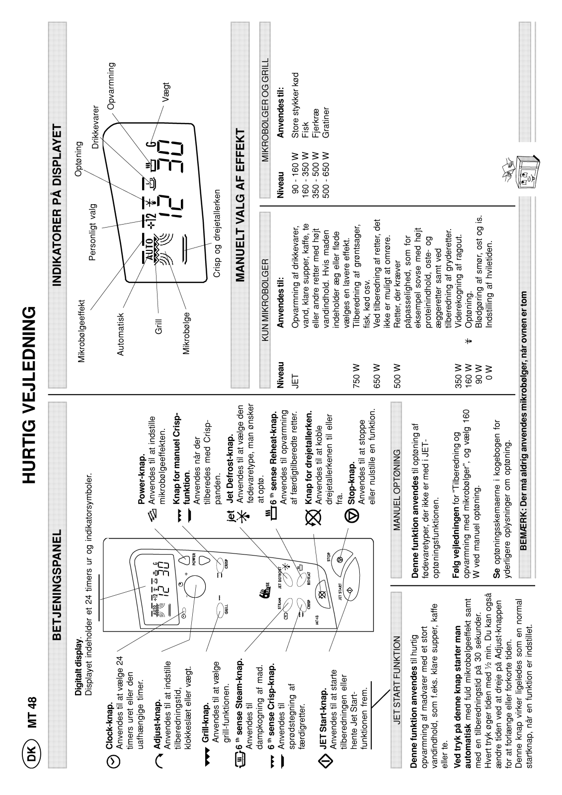 Whirlpool MT 486 BLACK BI User Manual