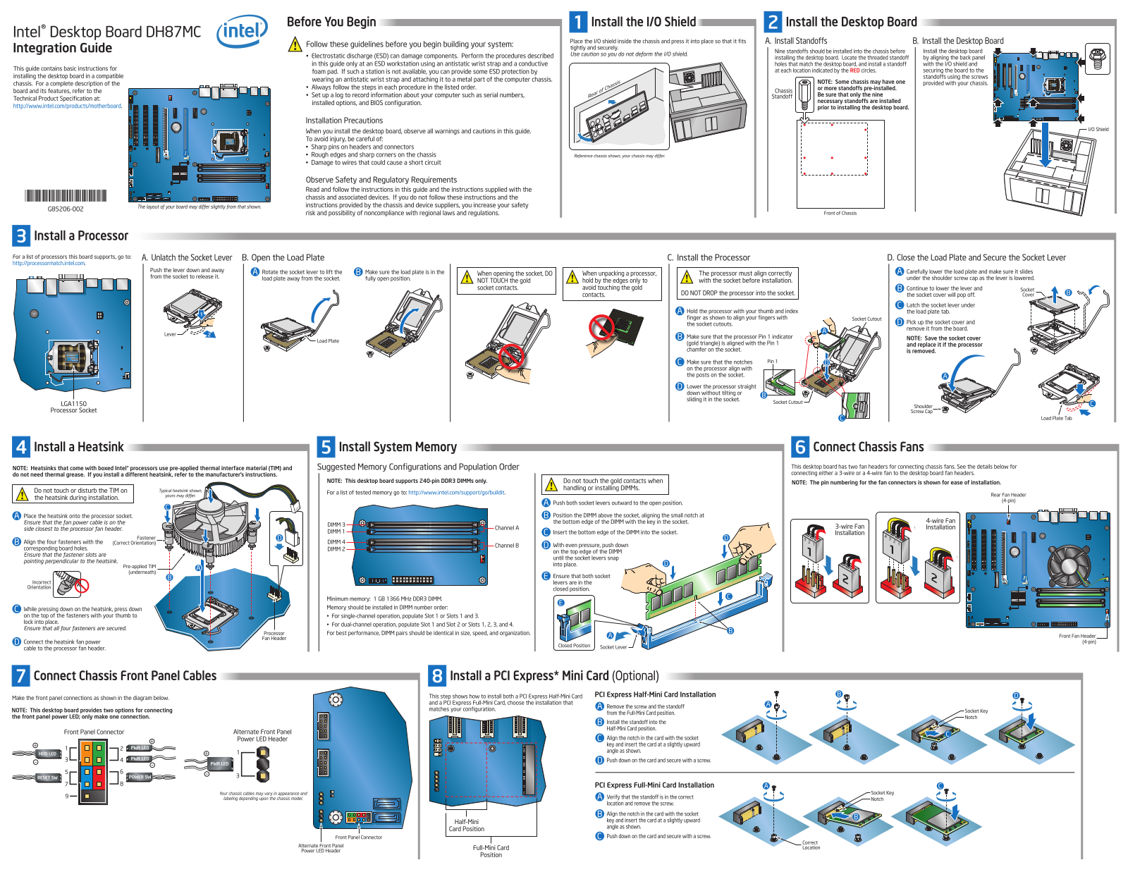 Intel BLKDH87MC User Manual