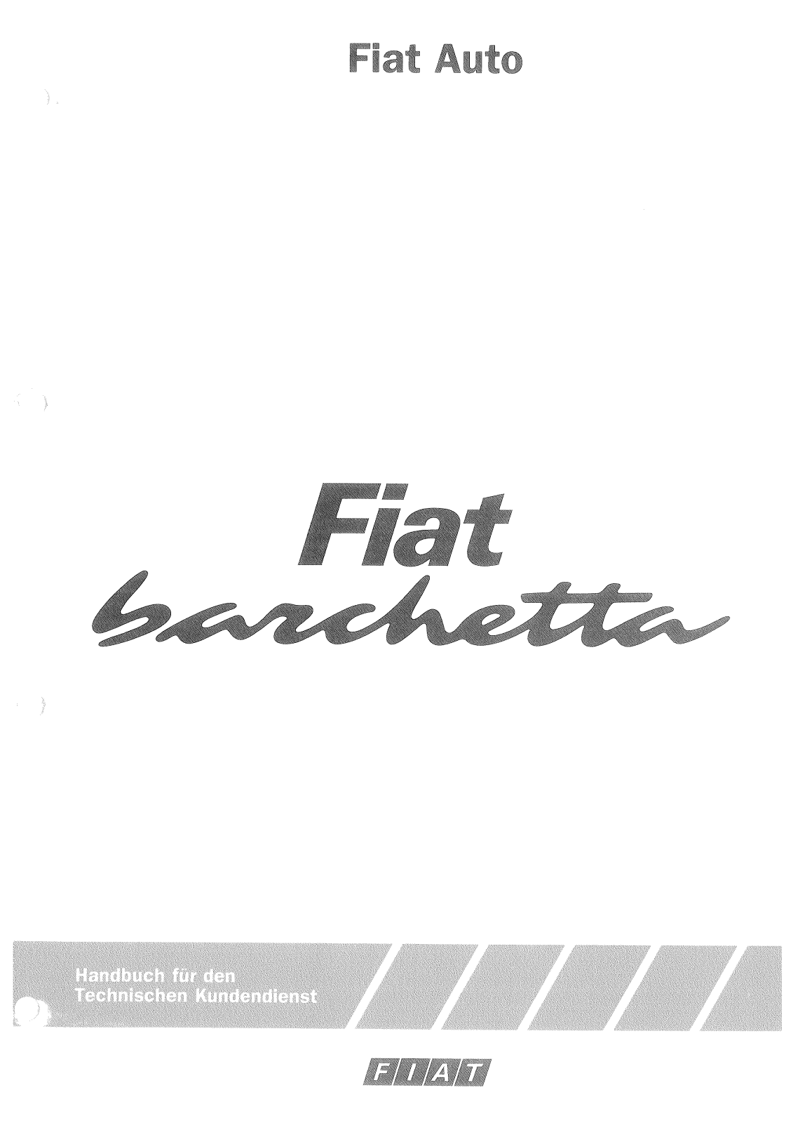 Fiat Barchetta User Manual