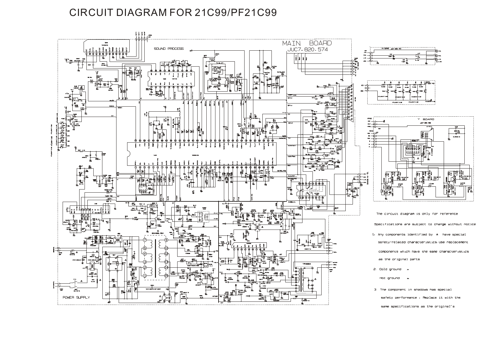 Rolsen 21C99 Schematics