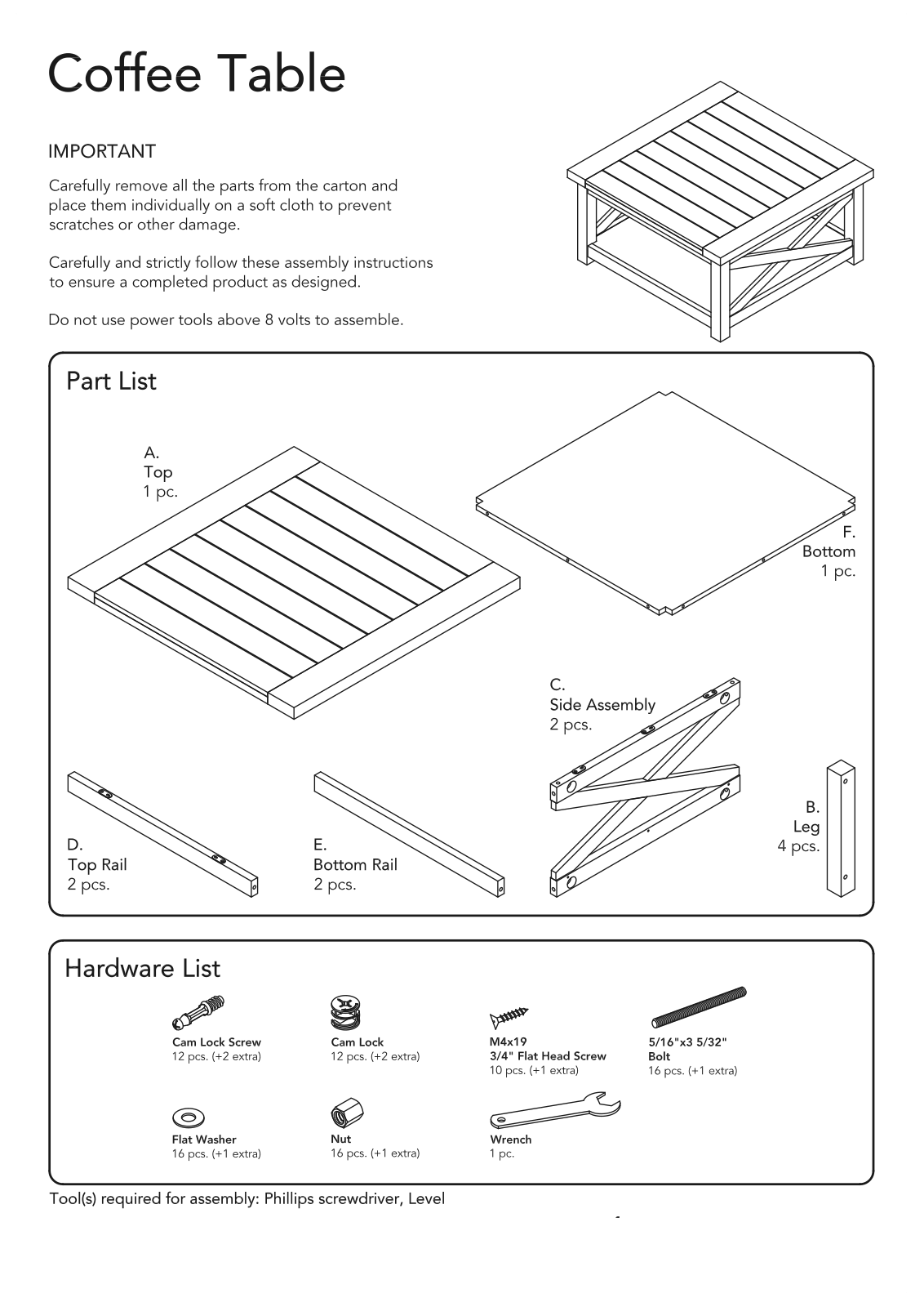 Sand & Stable W006113651 Assembly Instructions - ManualMachine.com