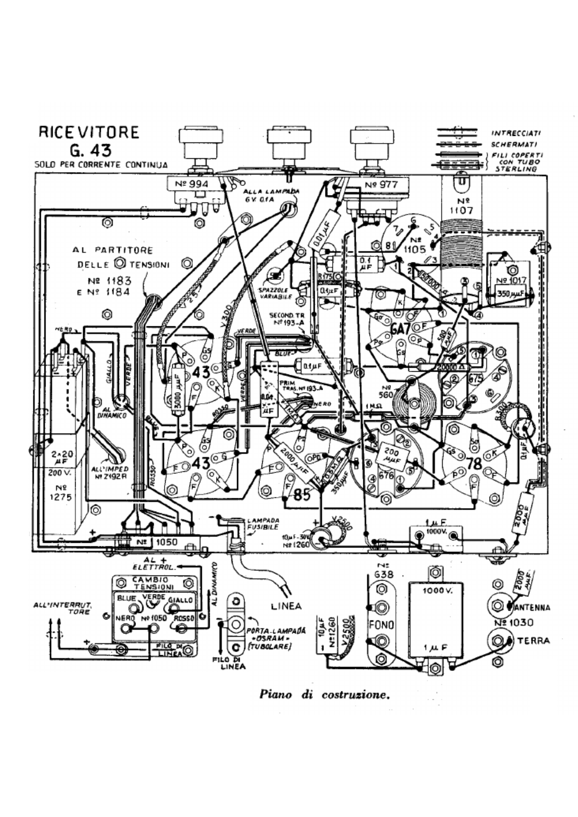 Geloso g43 schematic