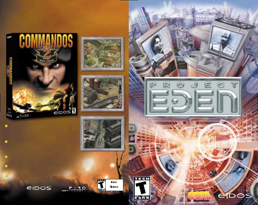 Games PC PROJECT EDEN User Manual