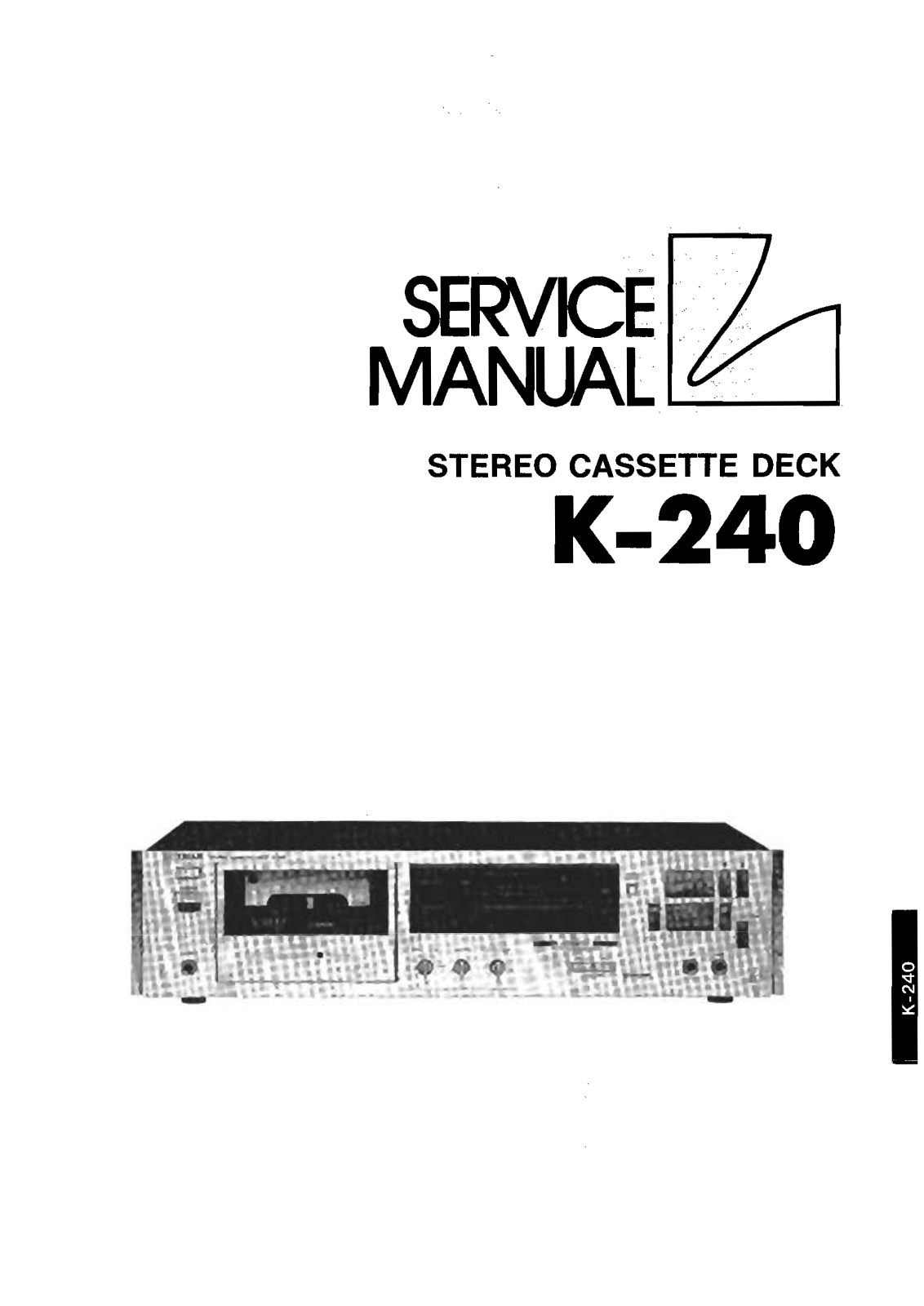 Luxman K-240 Service Manual