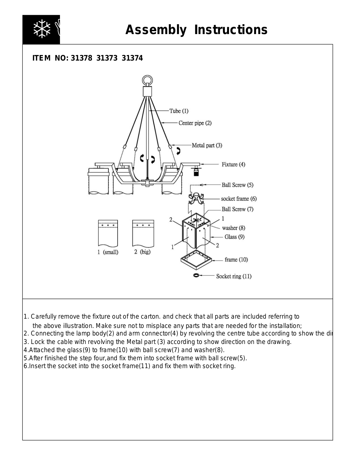 Triarch 31378, 31373, 31374 User Manual