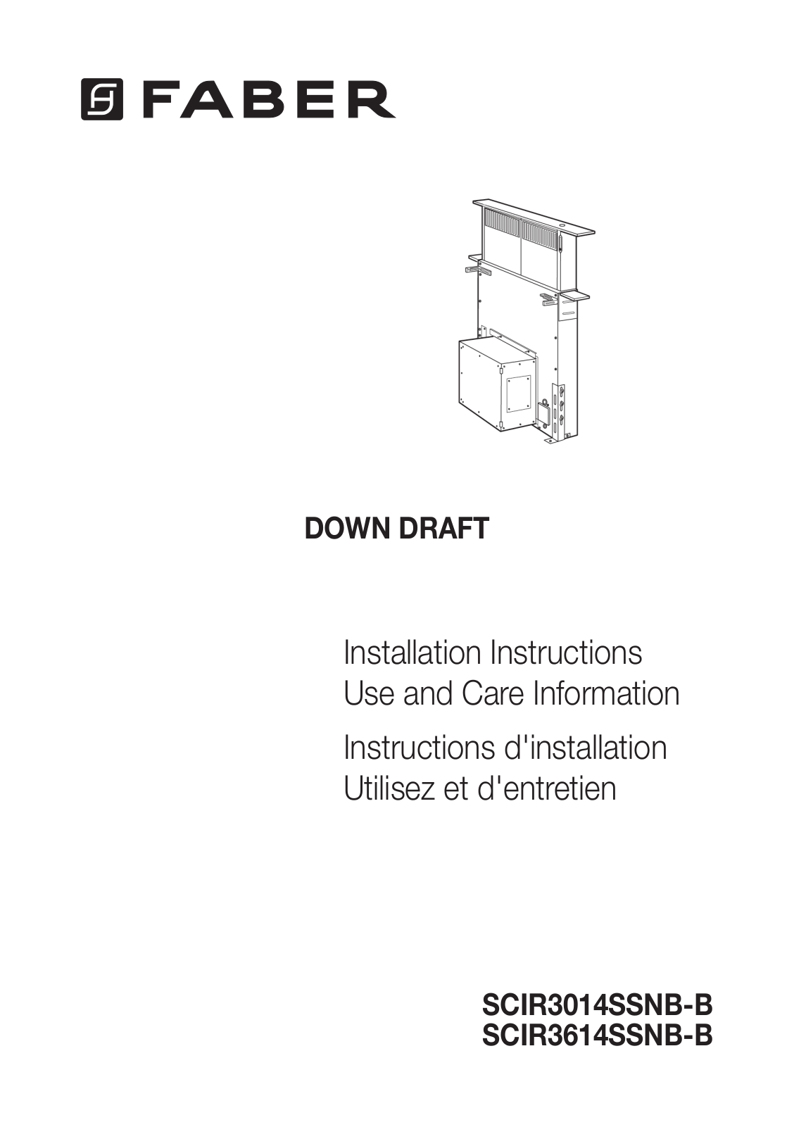 Faber SCIR3014SSNBB Installation manual