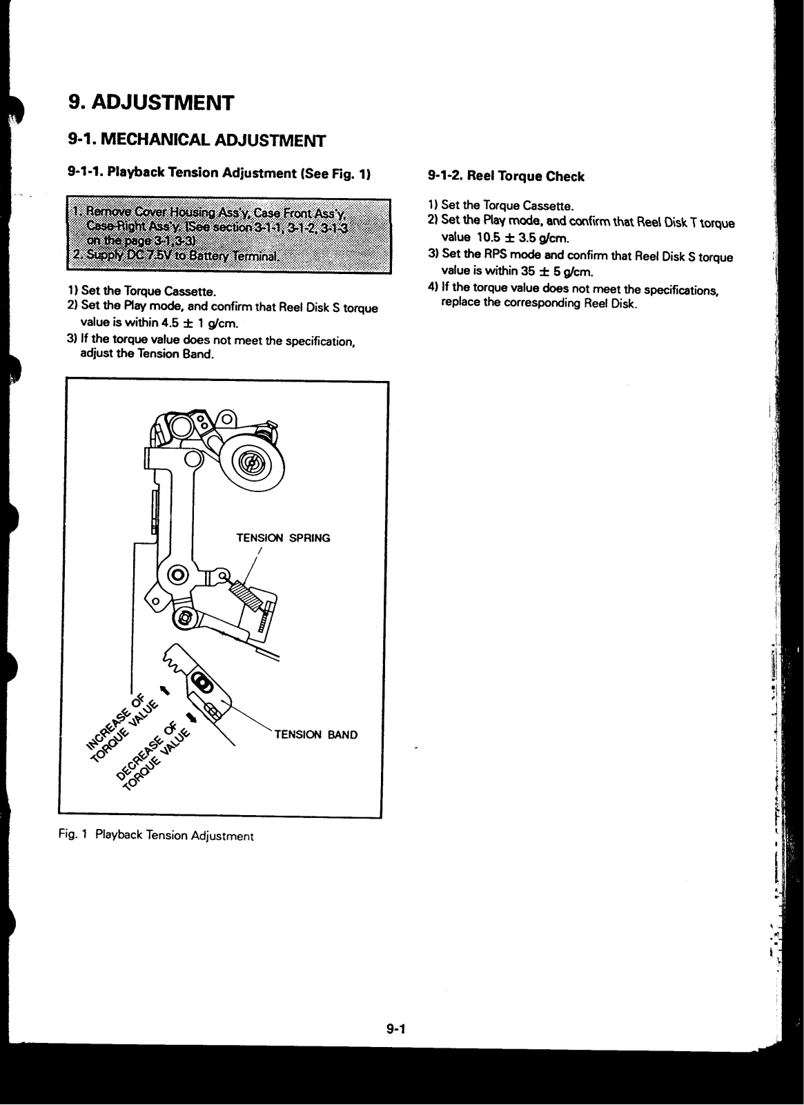 SAMSUNG VP-H68ADJ Service Manual