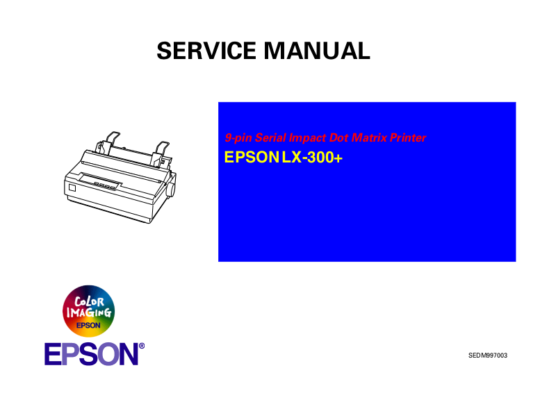 Epson Lx 300 Service Manual 3214