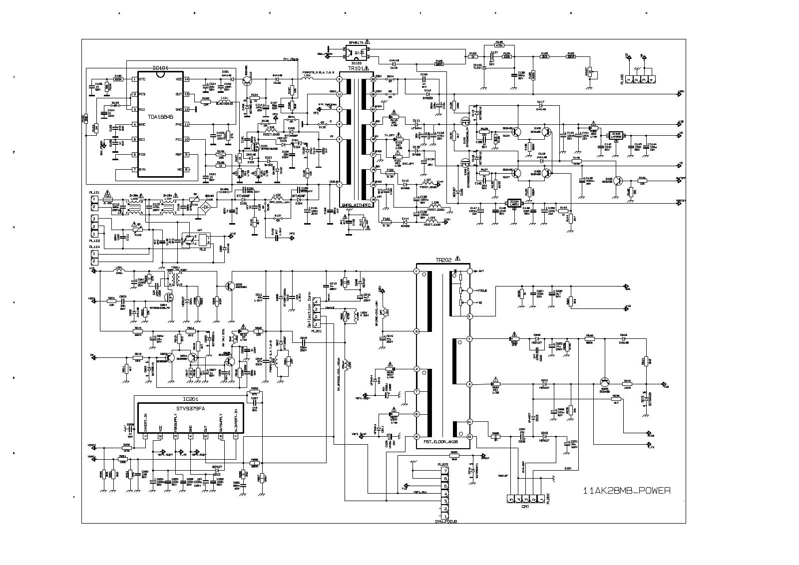 VESTEL 11AK28 Schematics