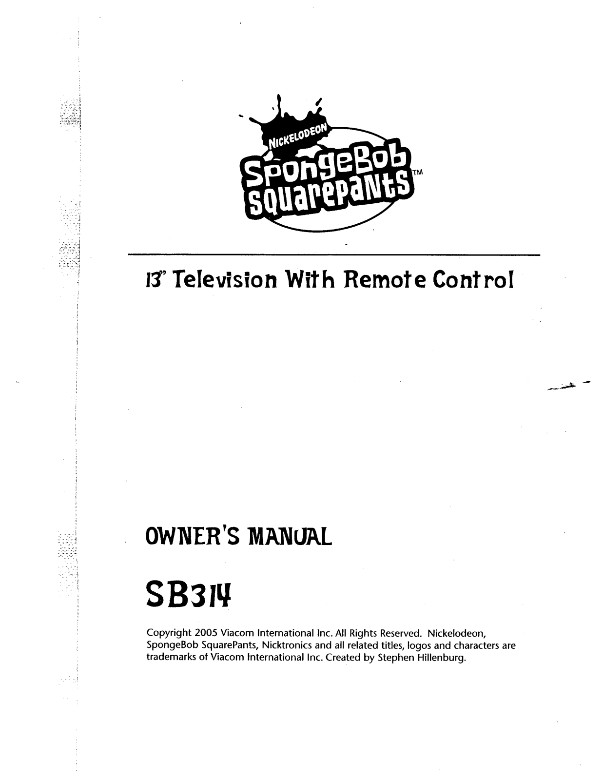 EMERSON SB314 User Manual