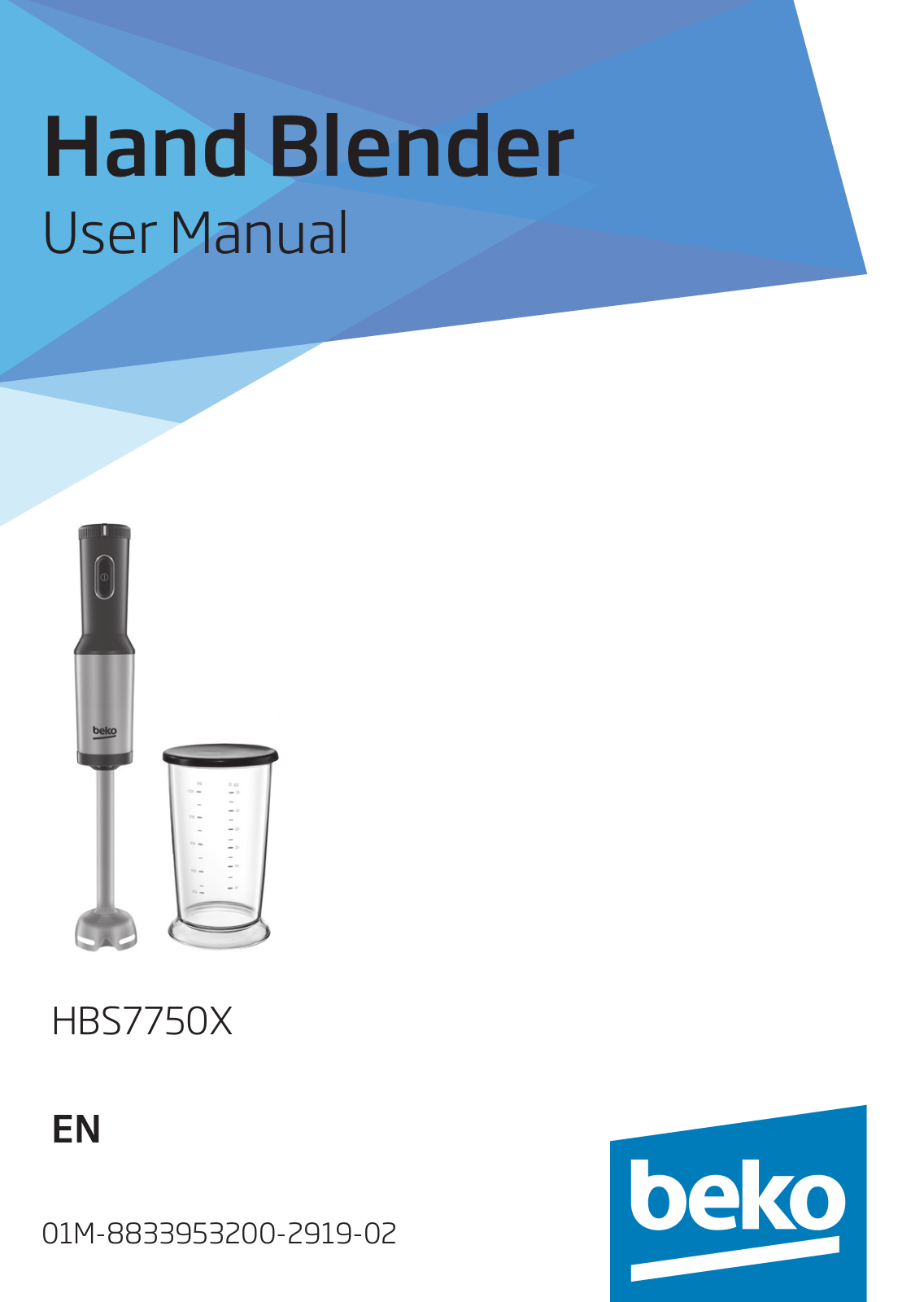 Beko HBS7750X User Manual