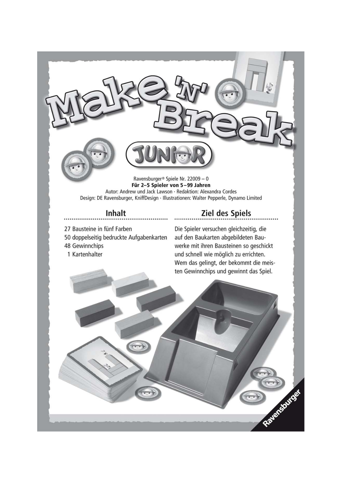 Ravensburger Make 'n' Break Junior User Guide