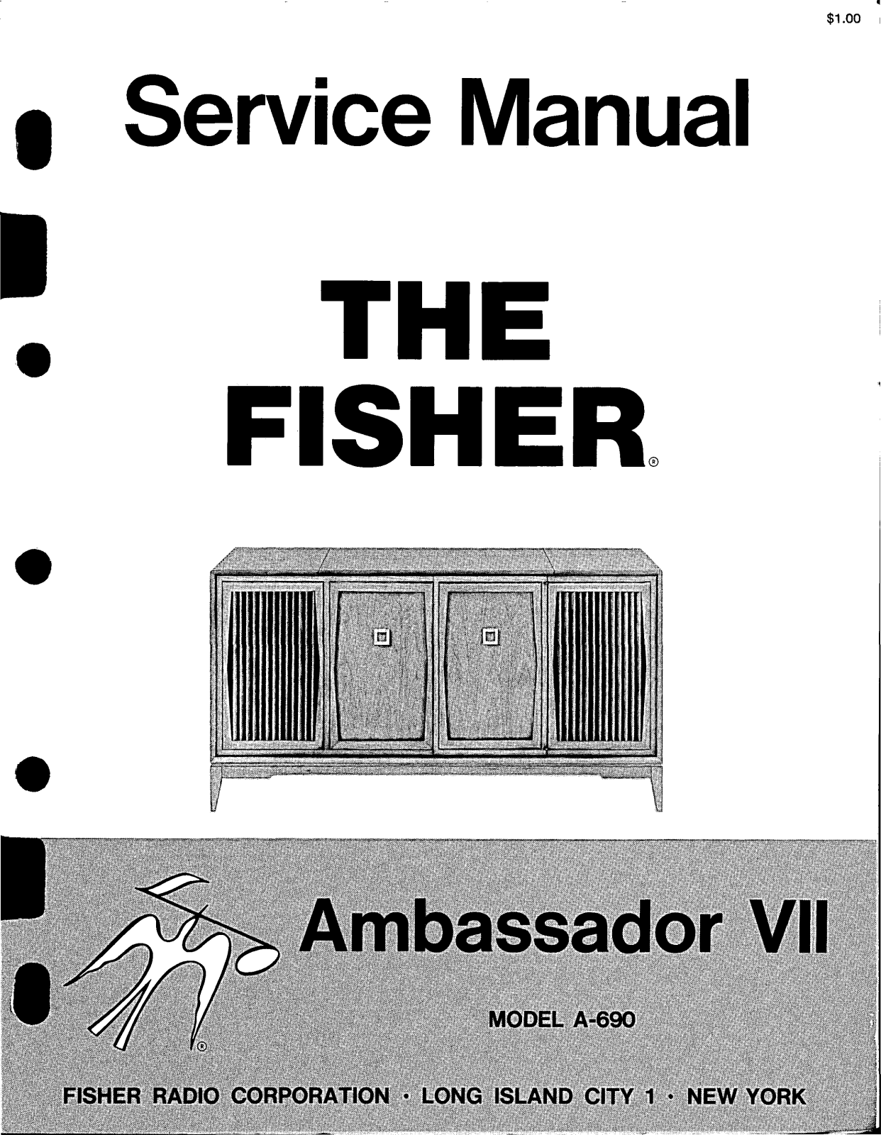 Fisher AMBASSADOR-7-A-690 Service Manual