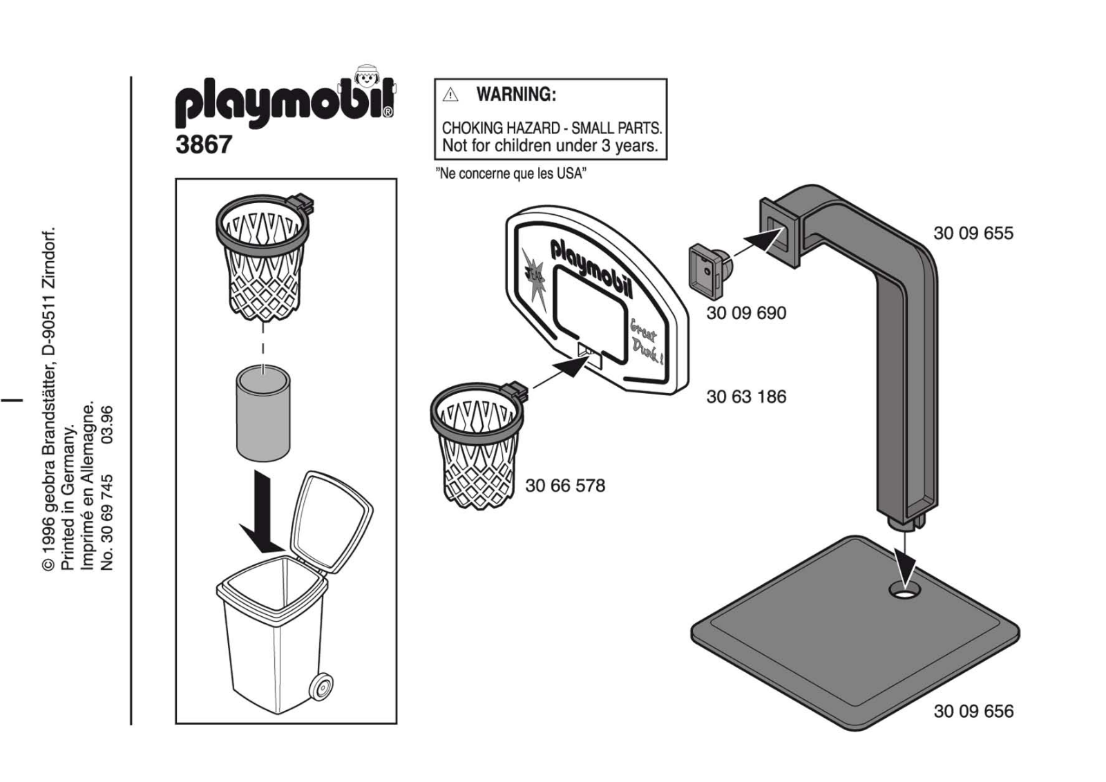 Playmobil 3867 Instructions