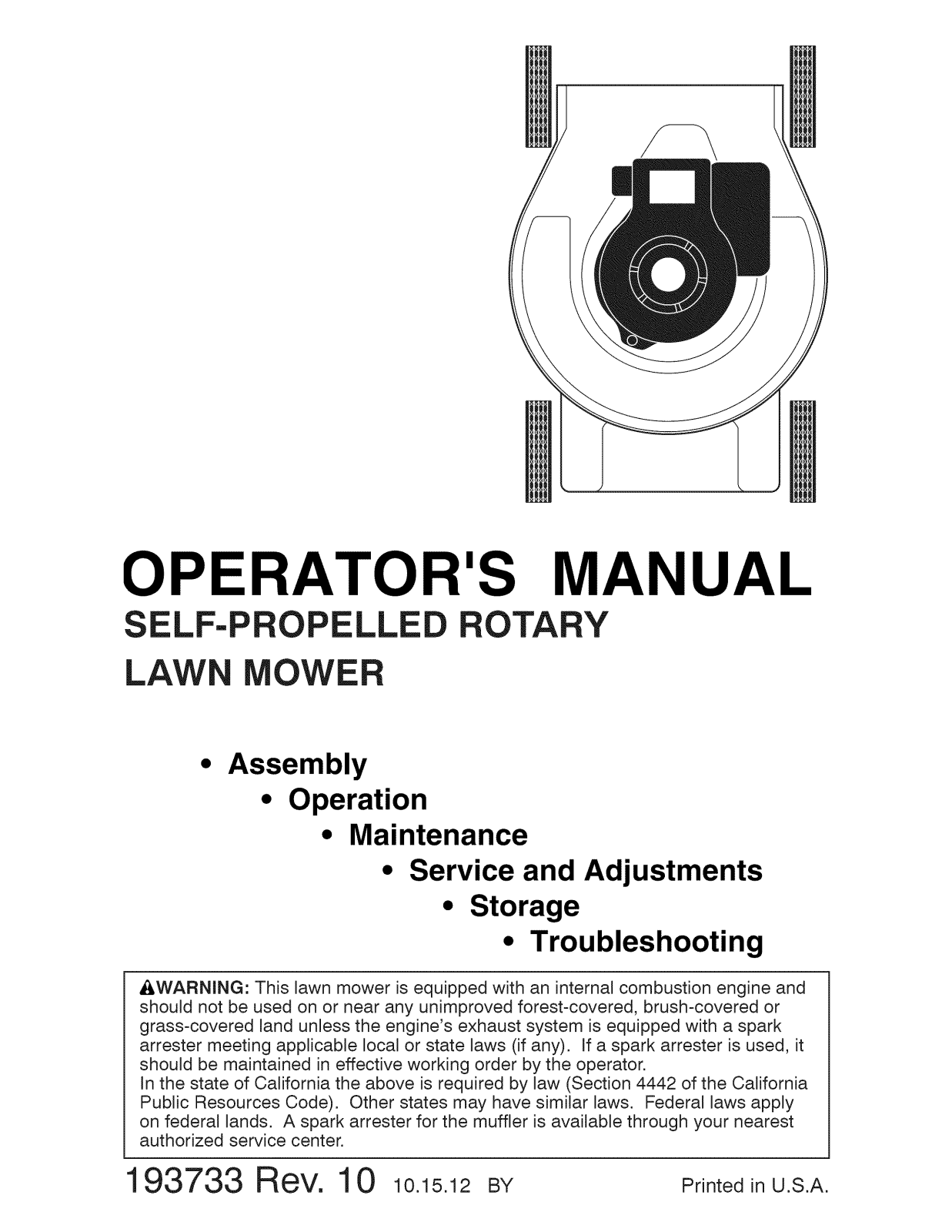 Poulan 96142010600 Owner’s Manual