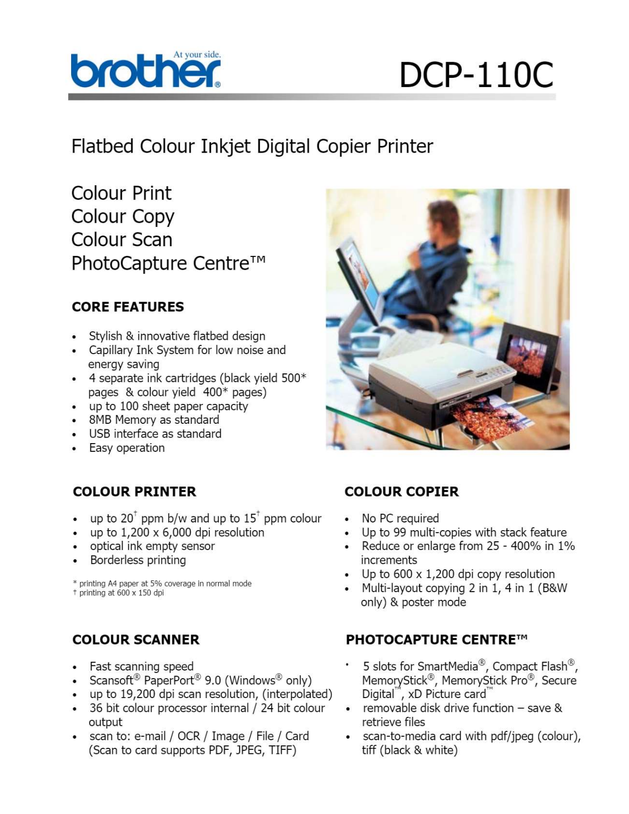 Brother DCP-110C Datasheet