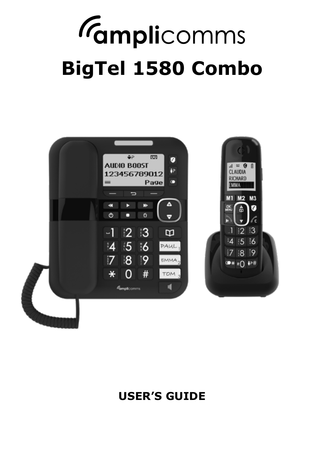 Amplicomms BigTel 1580 Combo User guide - ManualMachine.com