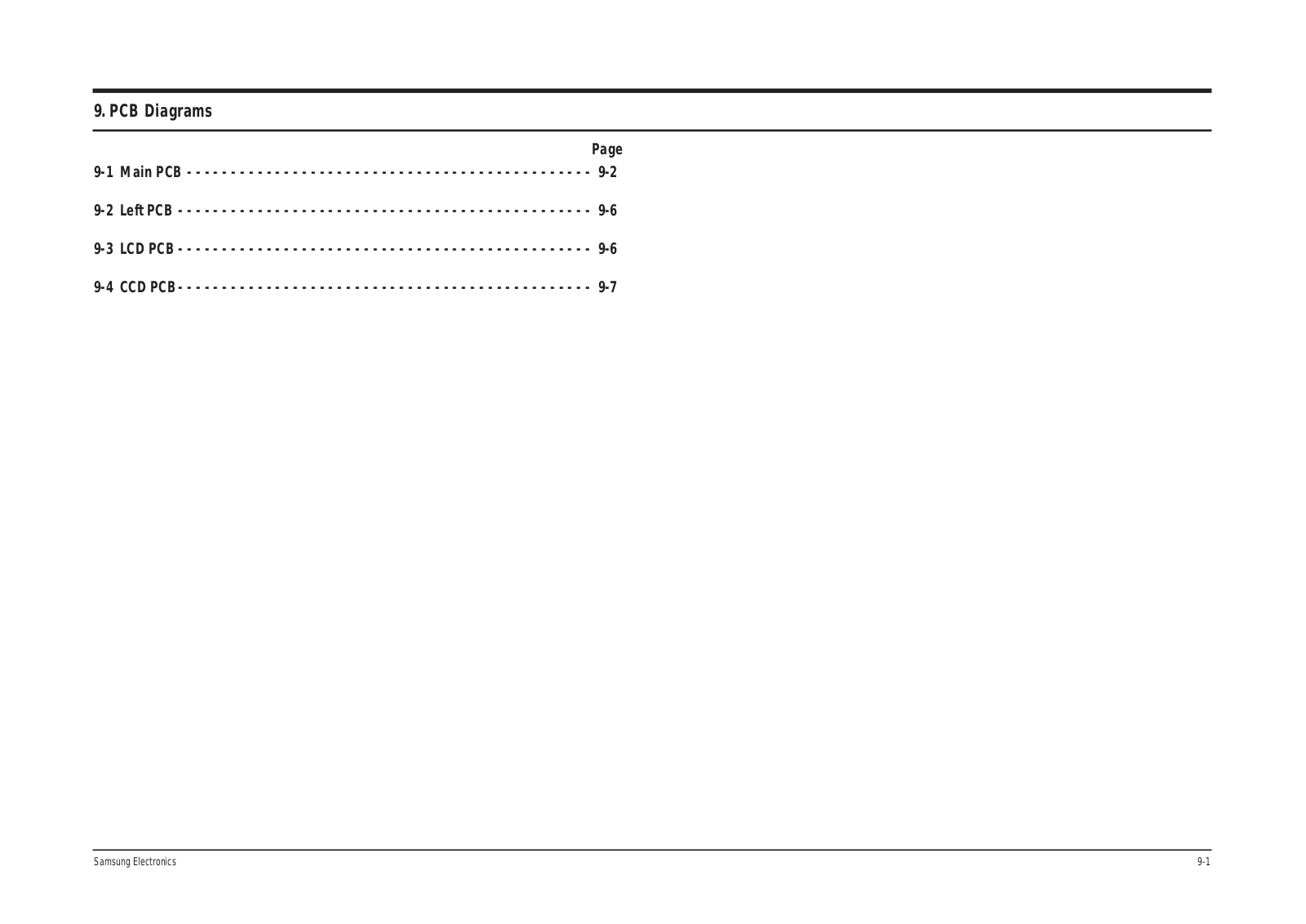 Samsung VP-X110L PCB Diagram