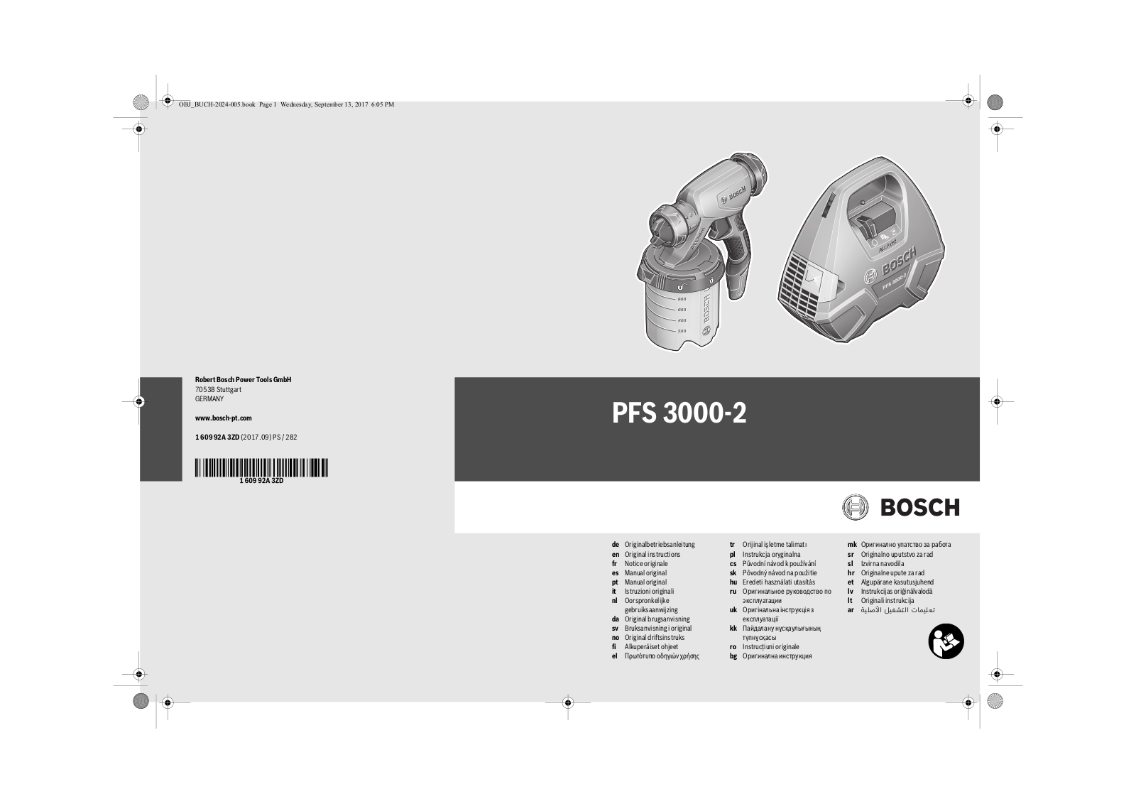 Bosch PFS 3000-2 operation manual