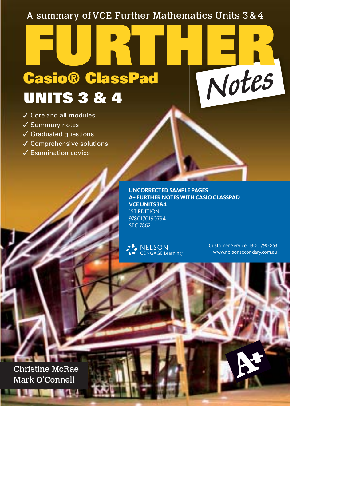 CASIO ClassPad UNITS 3 4 User Manual