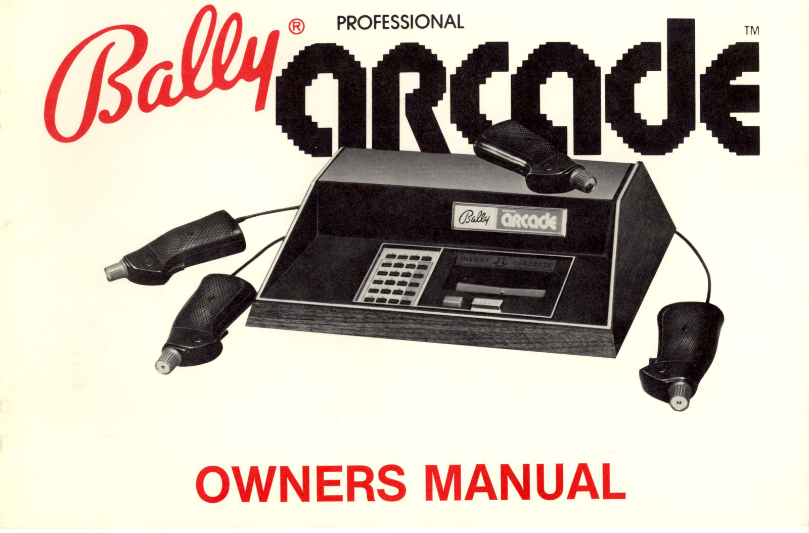 Bally Professional Arcade User guide