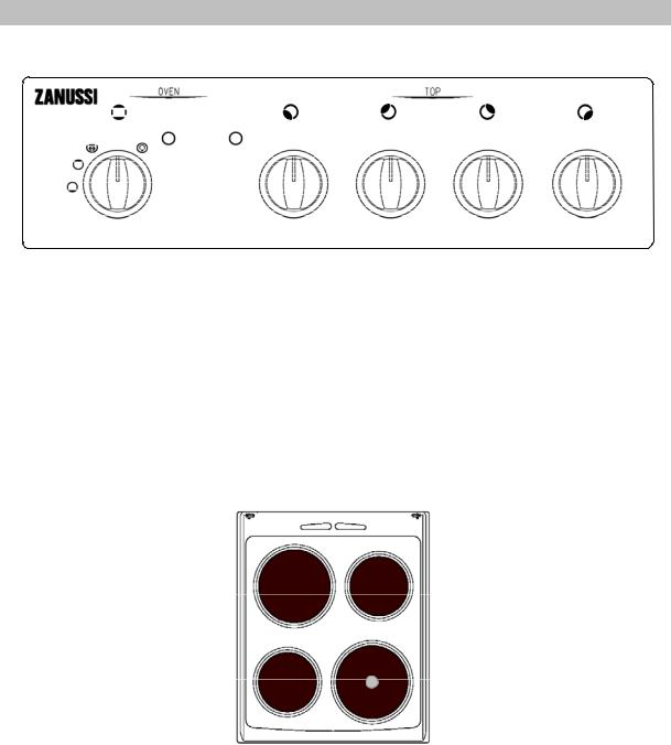 Zanussi ZCE566NW User Manual