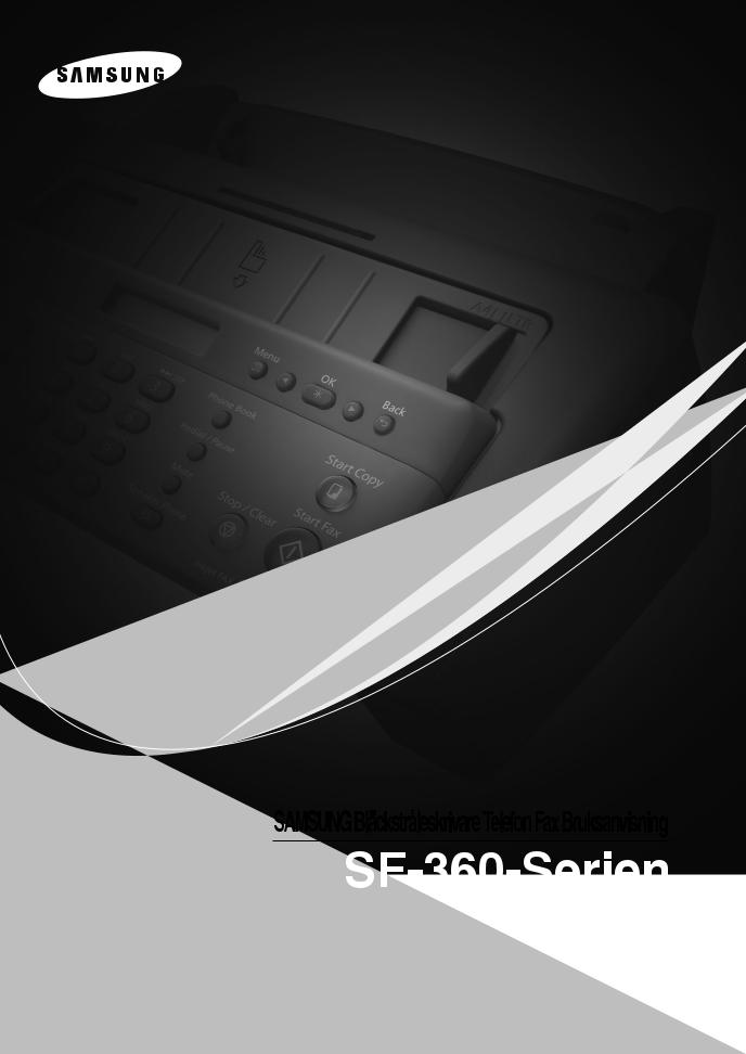 Samsung SF-360, SF-365TP User Manual