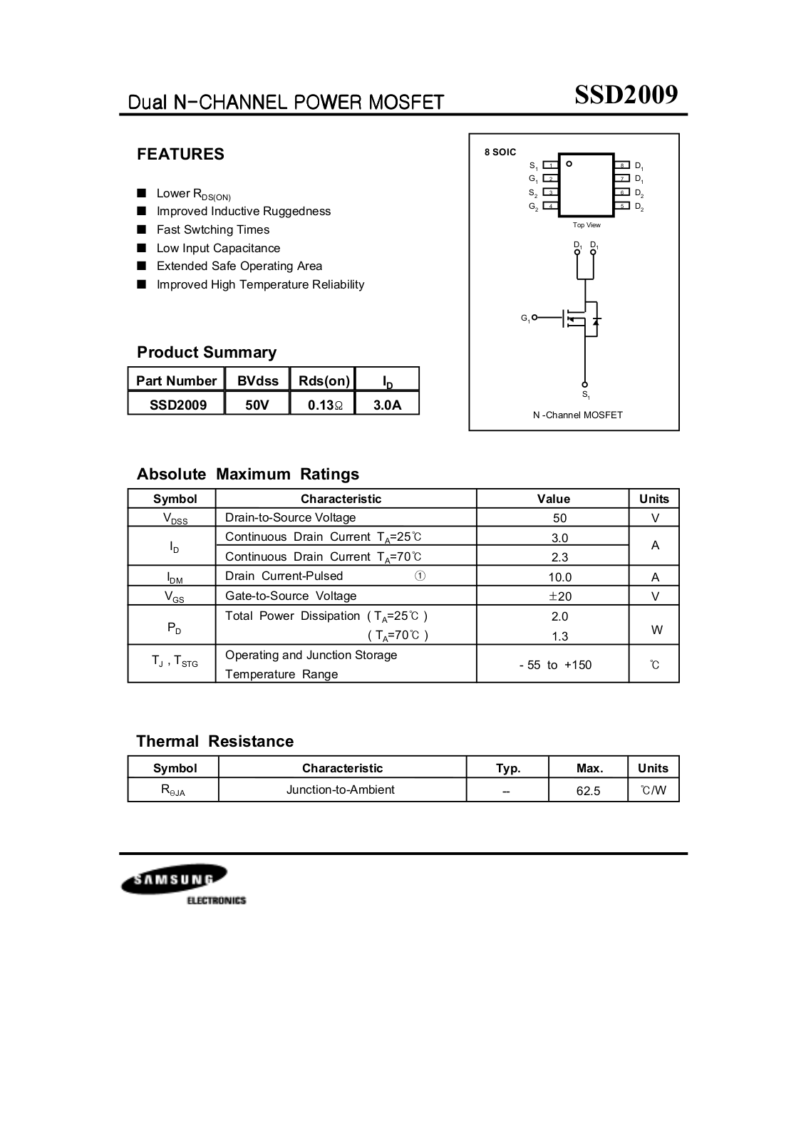 Samsung ssd2009 Datasheet - ManualMachine.com
