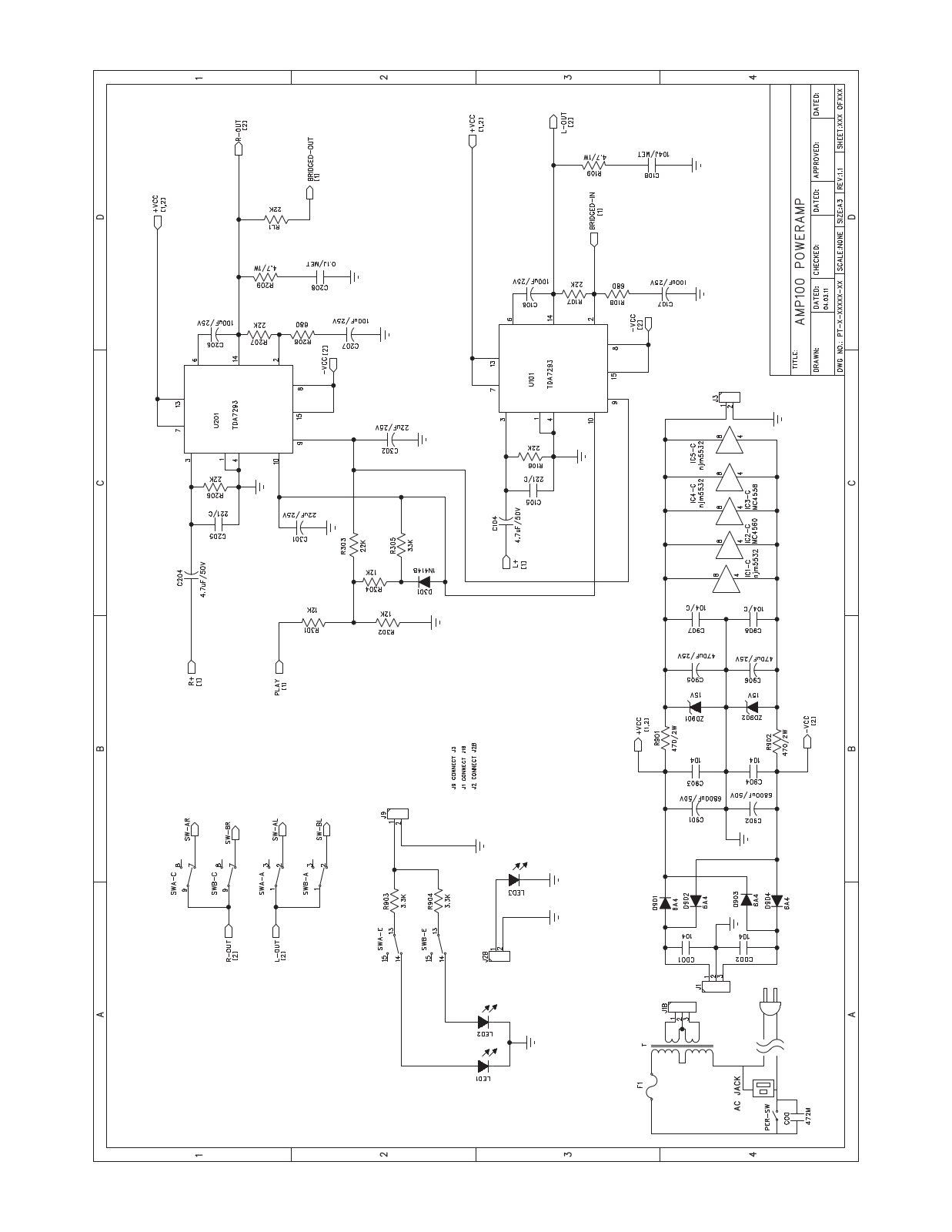 Other A Audiosource-Amp100 Schematic - ManualMachine.com