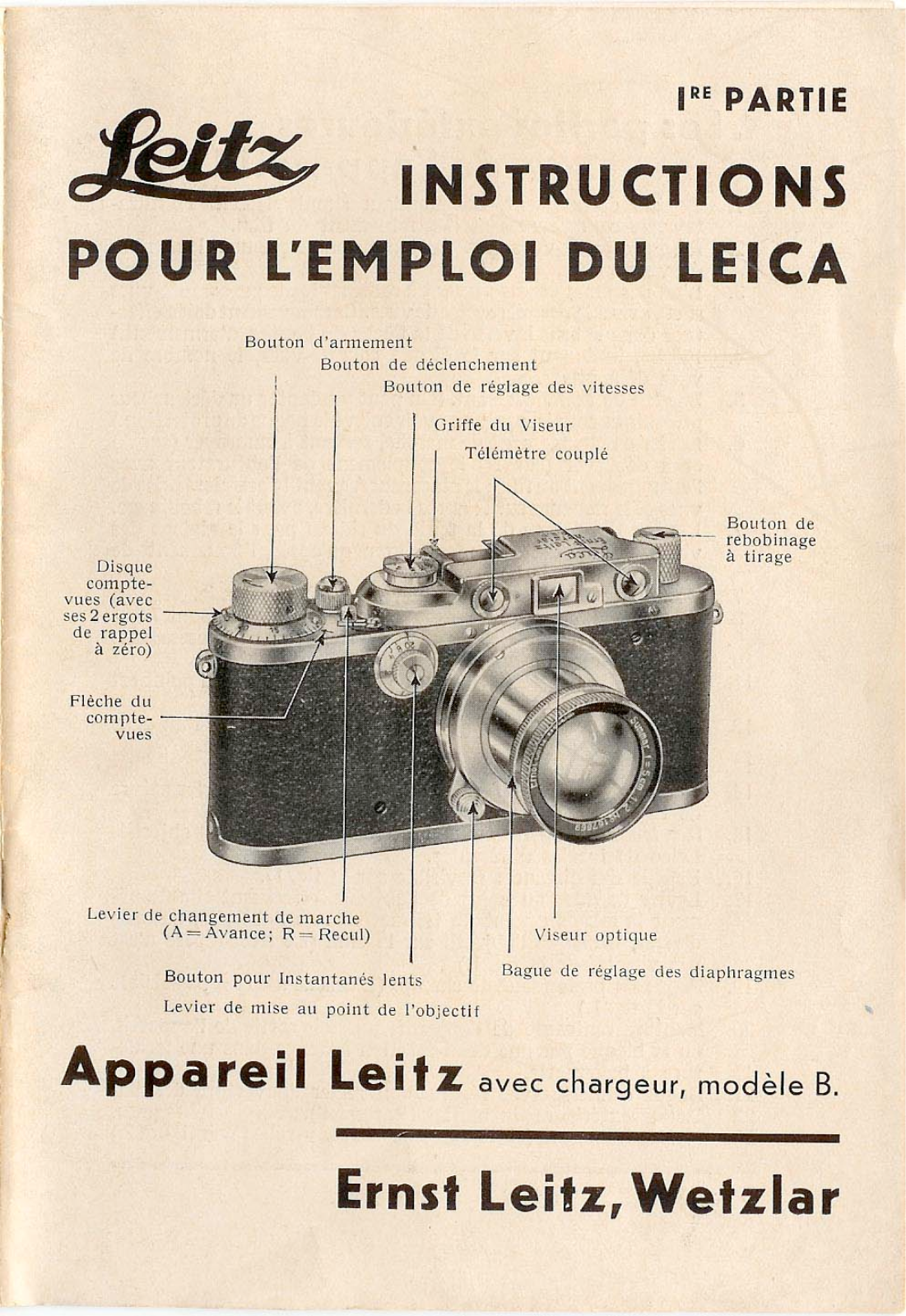 Leica IIIA User Manual