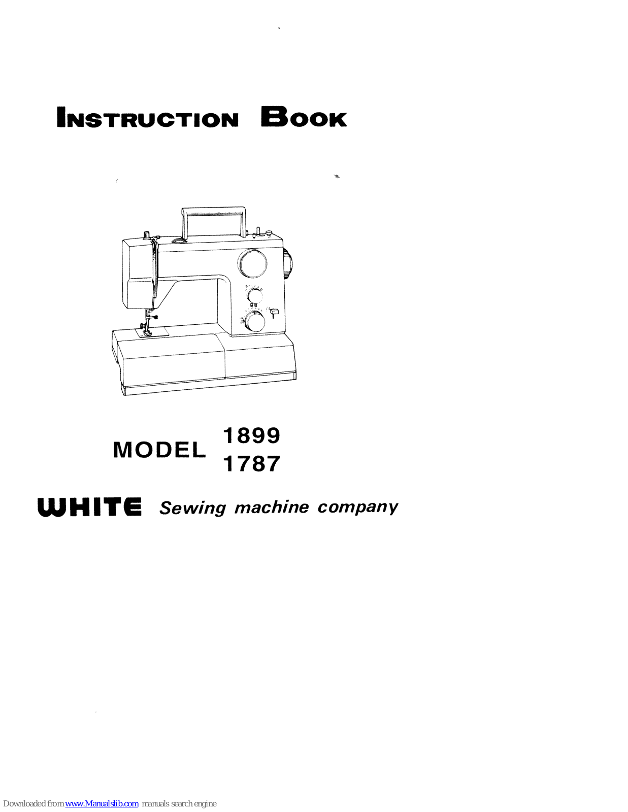 White Sewing 1787 Instruction Book - ManualMachine.com